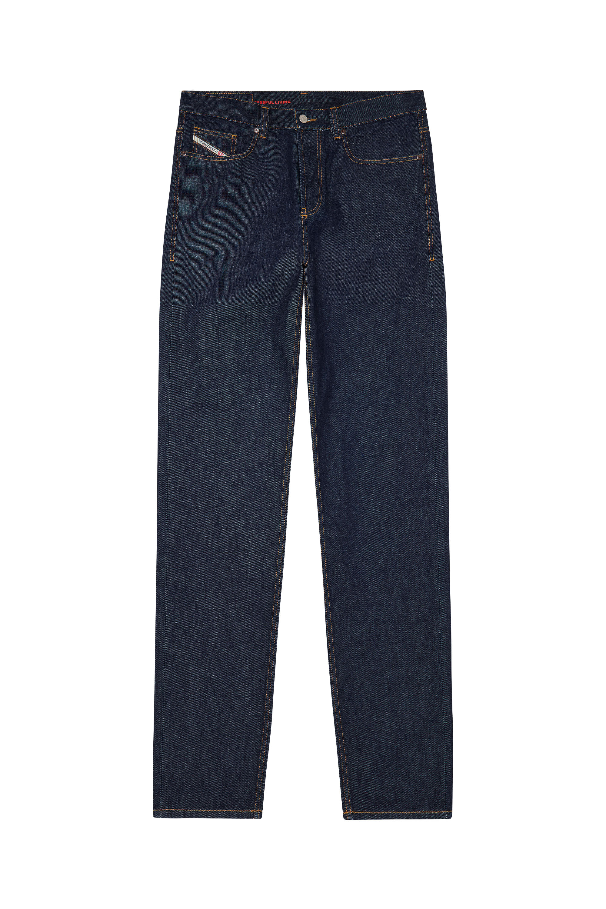 2010 Z9C02 Straight Jeans, Dark Blue - Jeans
