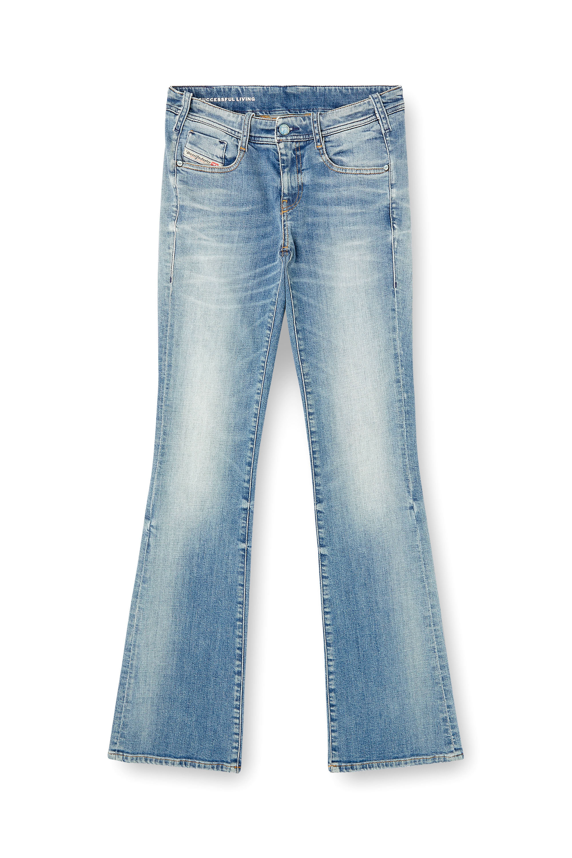 Diesel - Woman's Bootcut Jeans 1969 D-Ebbey 09N95, Light Blue - 2