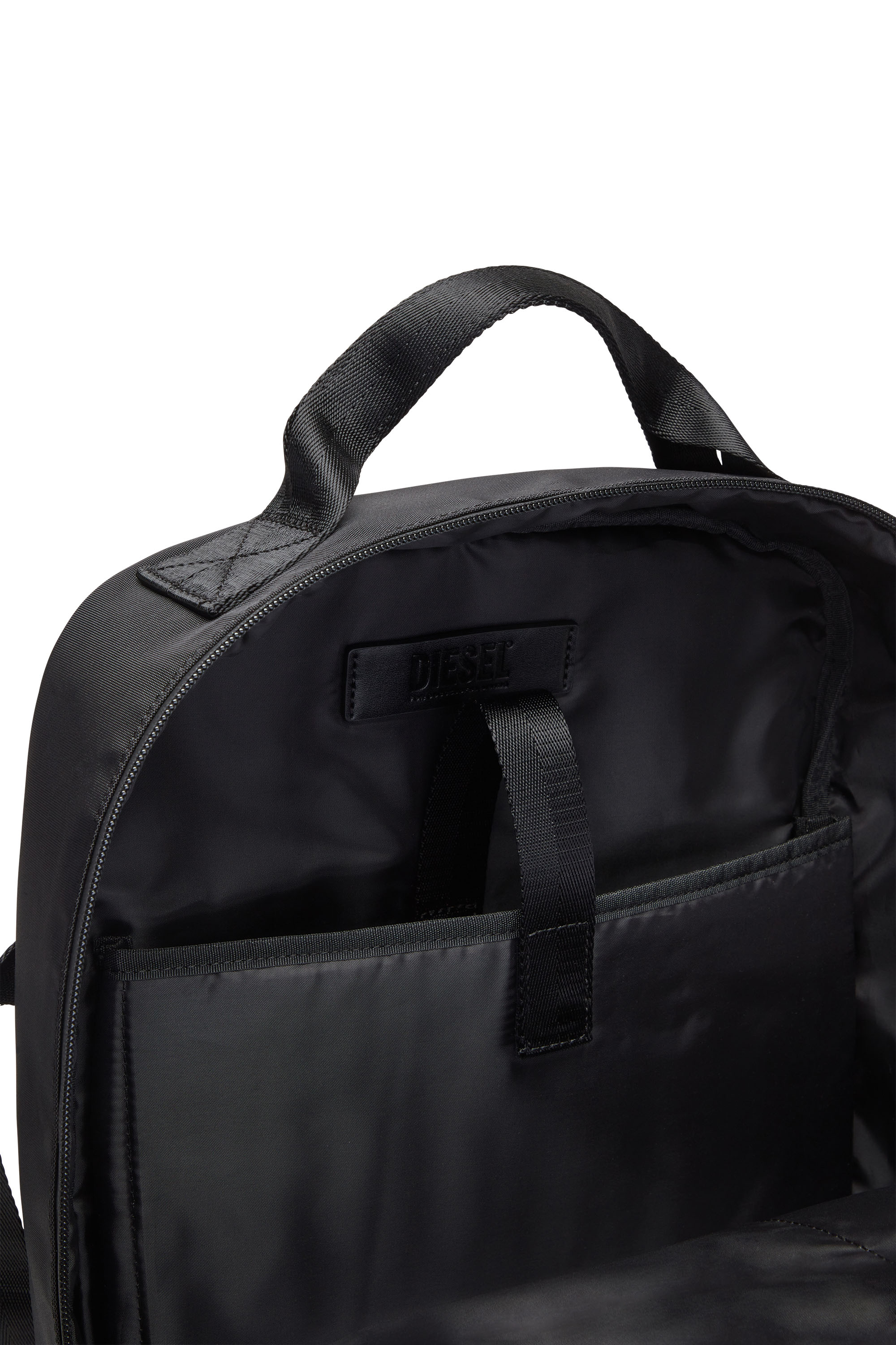 Diesel - DSRT BACKPACK, Man's Dsrt-Utility backpack in printed nylon in Black - 3
