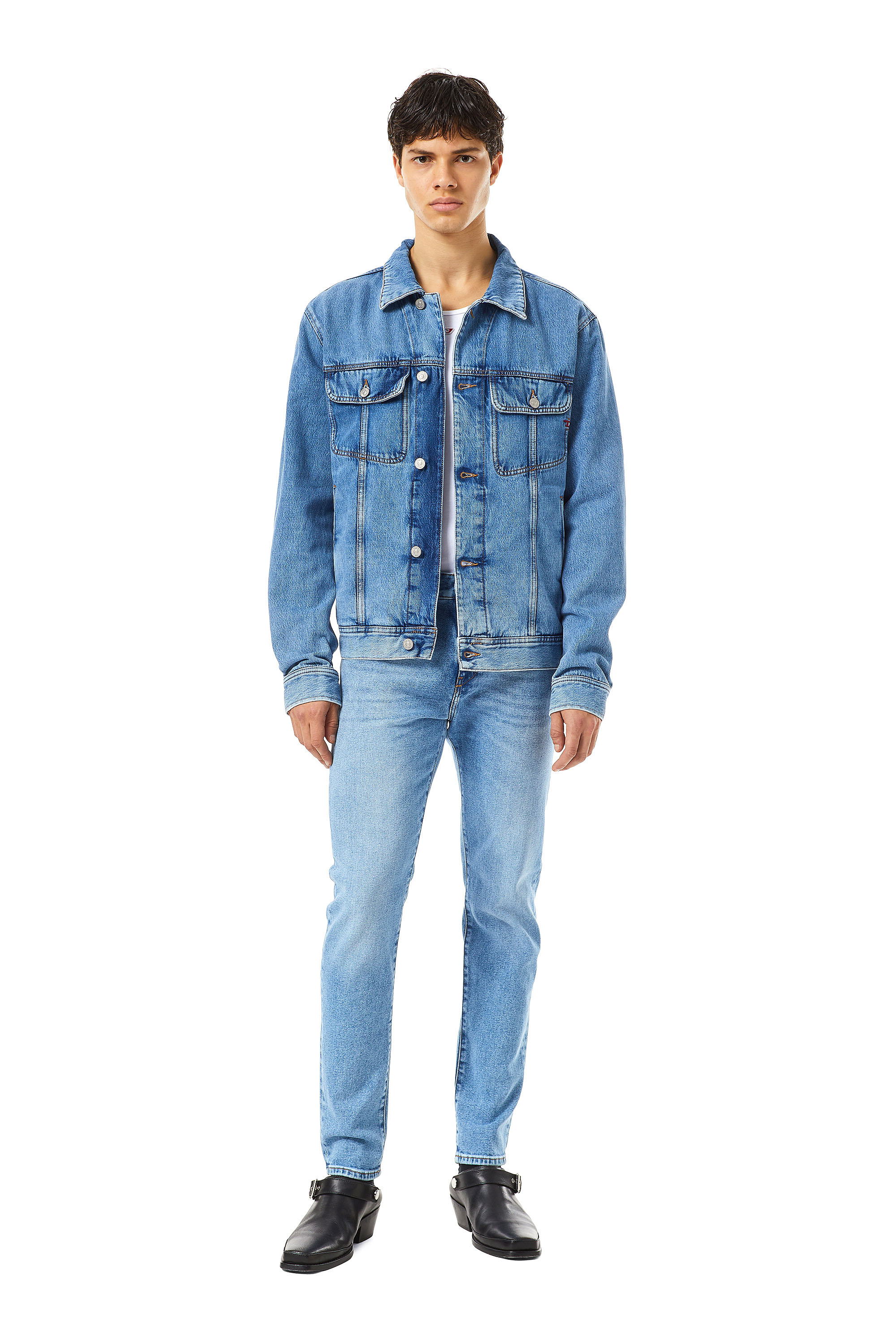 Diesel - D-BARCY TRUCKER JACKET, Medium blue - Image 2