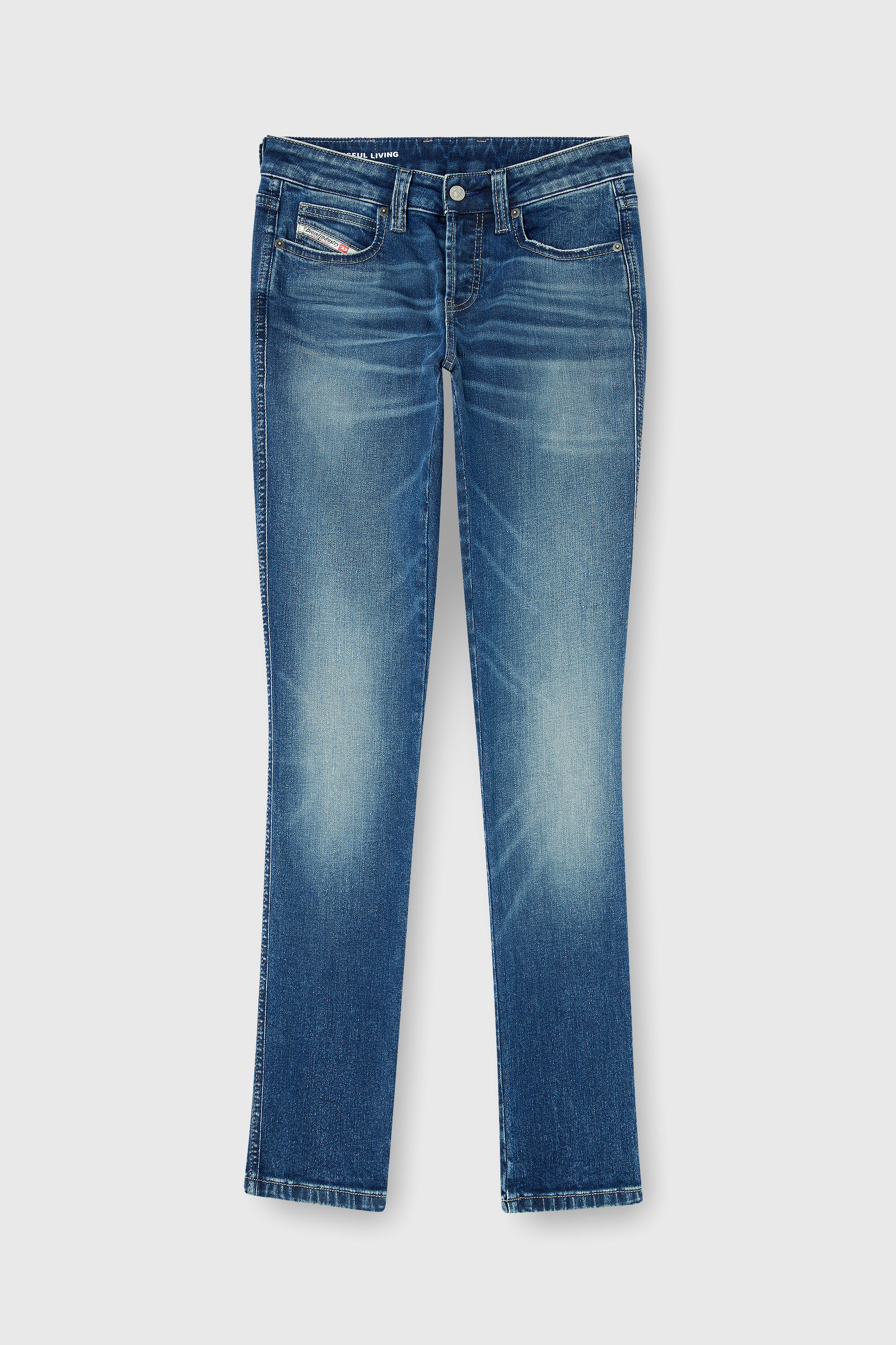 Diesel - Woman's Slim Jeans 1992 D-Jiann 0DBEE, Medium blue - 6