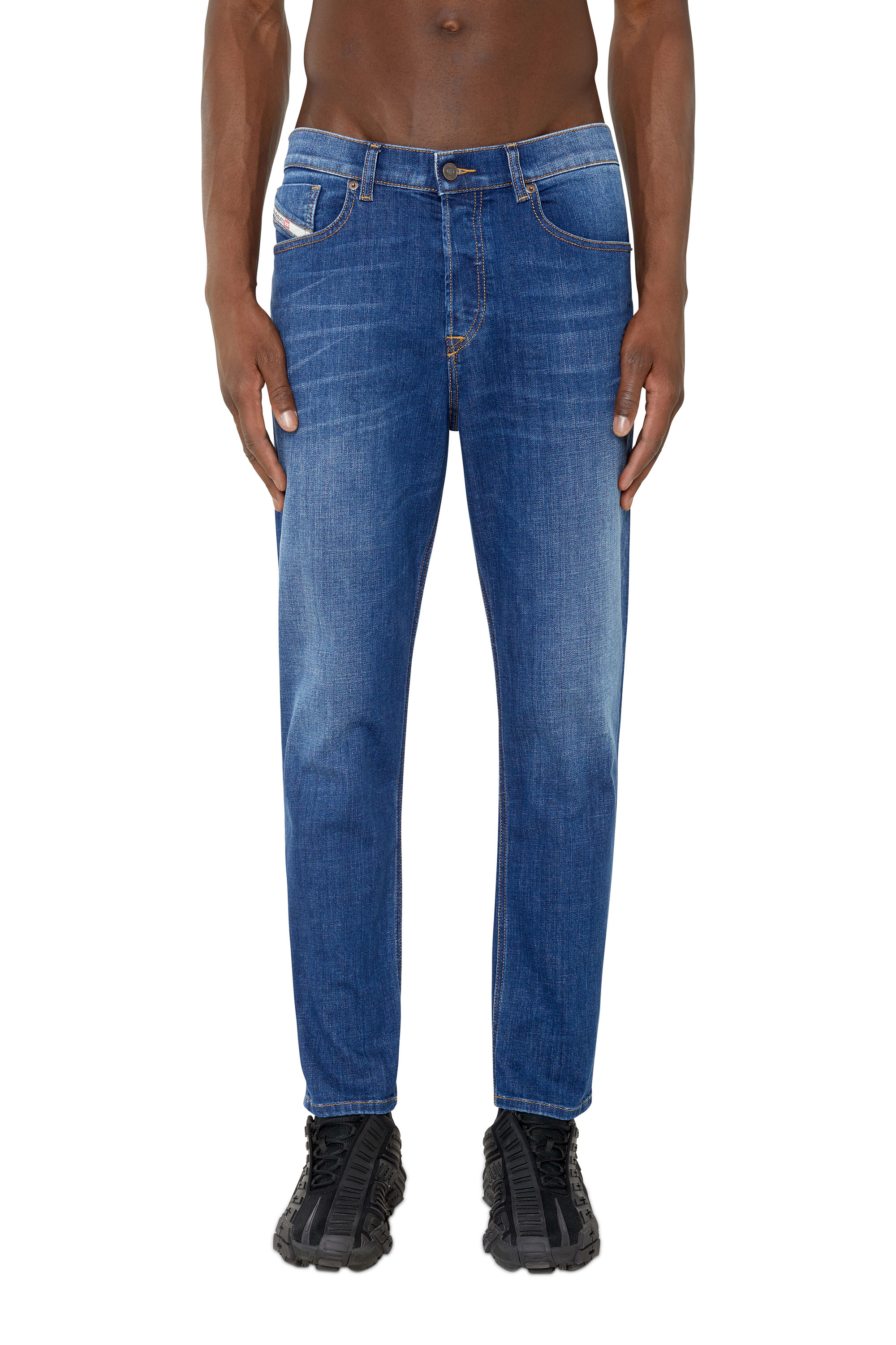 Diesel - 2005 D-Fining 09D46 Tapered Jeans, Medium blue - Image 1