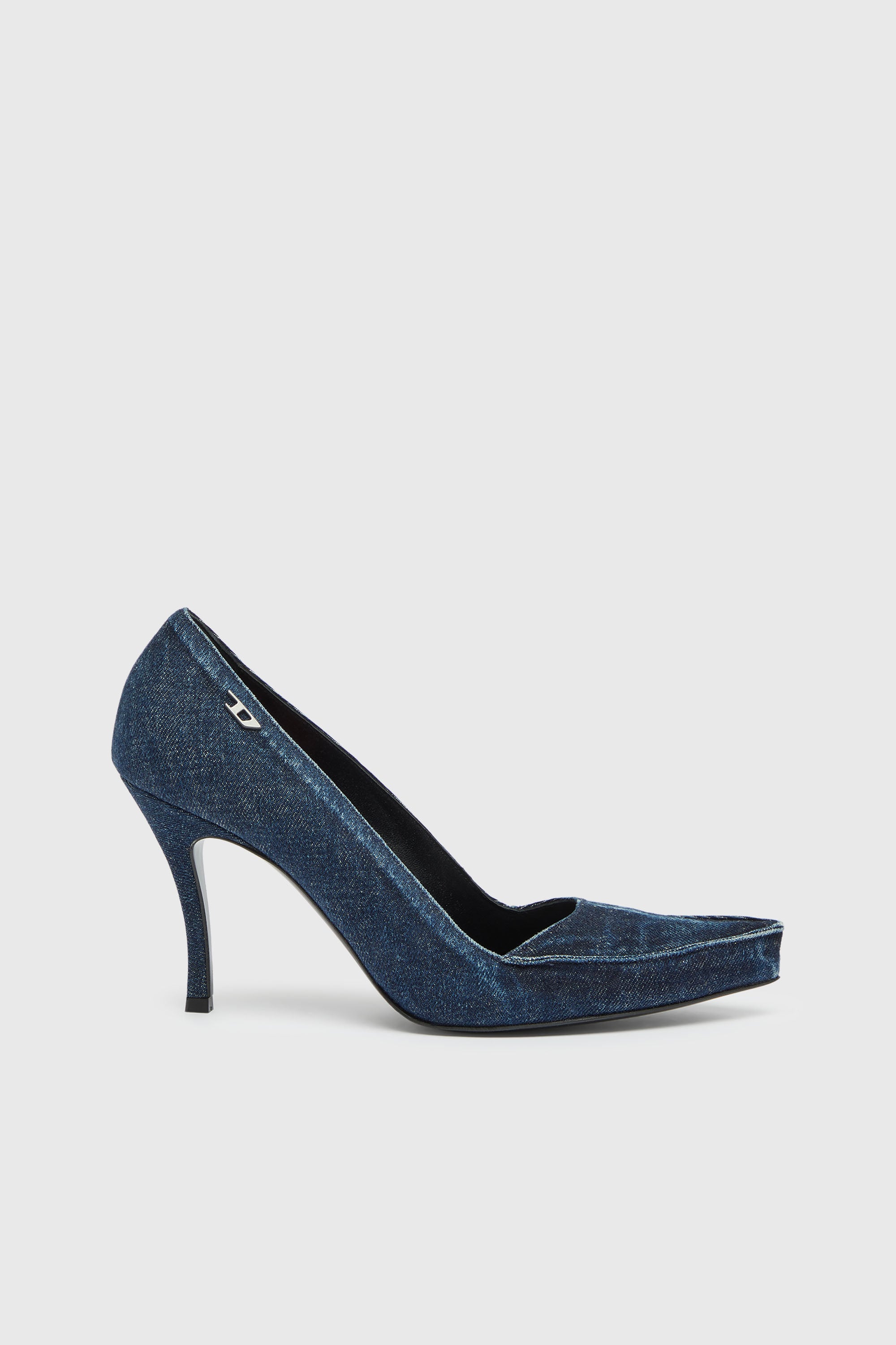 Diesel - D-LUCETTE-90-PUMP D, Woman's D-Lucette-Pumps in denim in null - 1