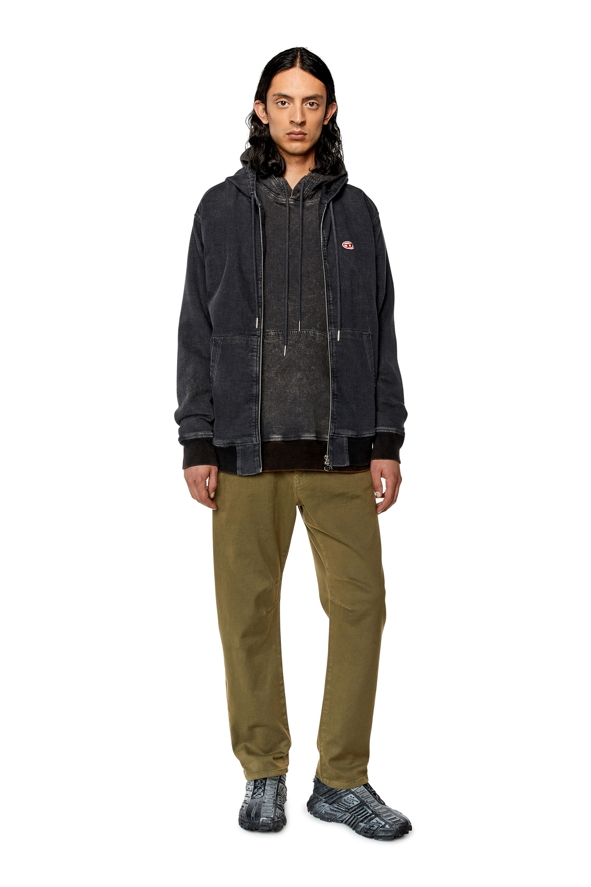 Diesel - D-Amage JoggJeans® 068DY Tapered, Military Green - Image 4