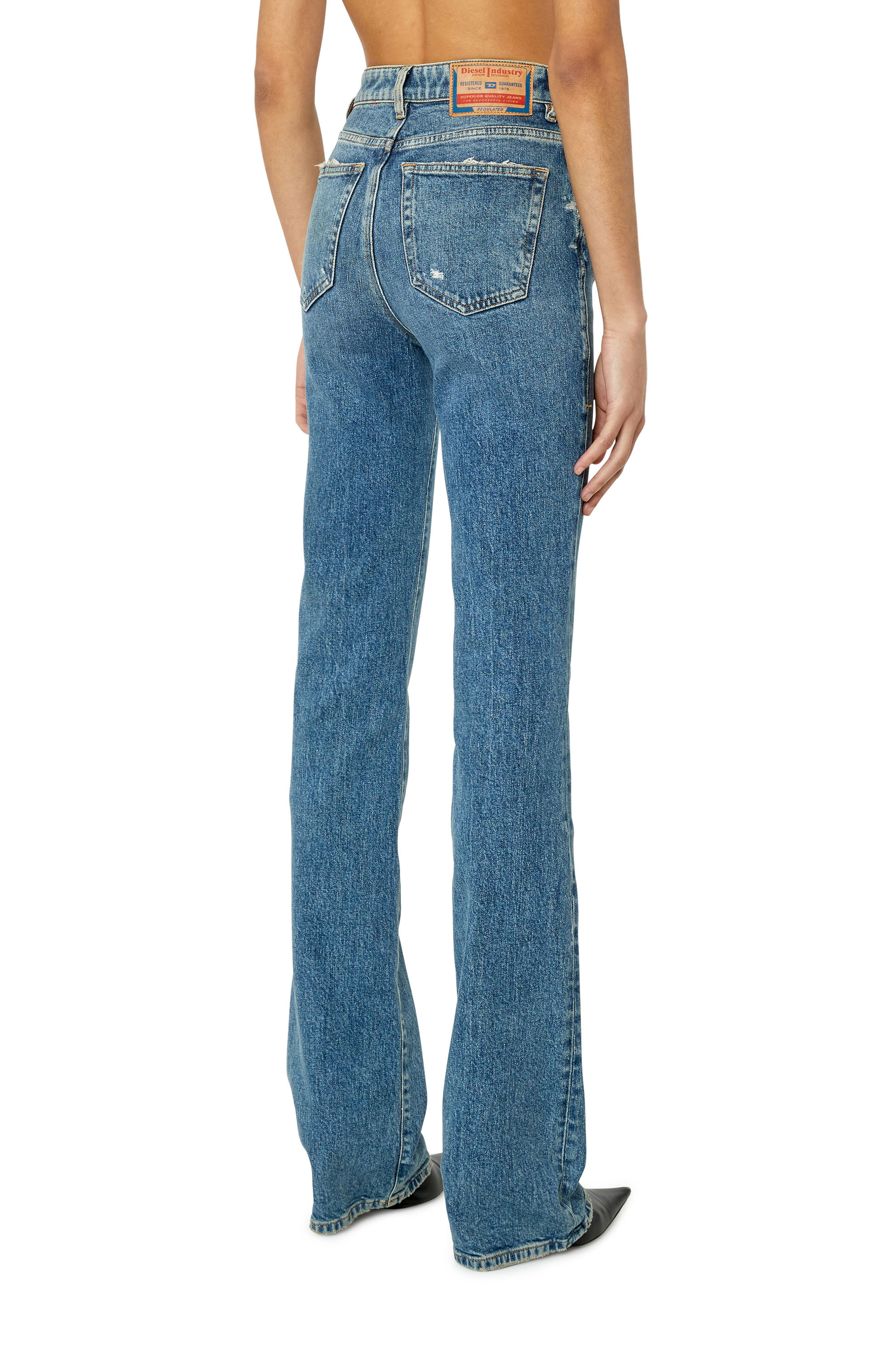 Diesel - 2003 D-Escription 007M9 Bootcut and Flare Jeans, Medium blue - Image 2