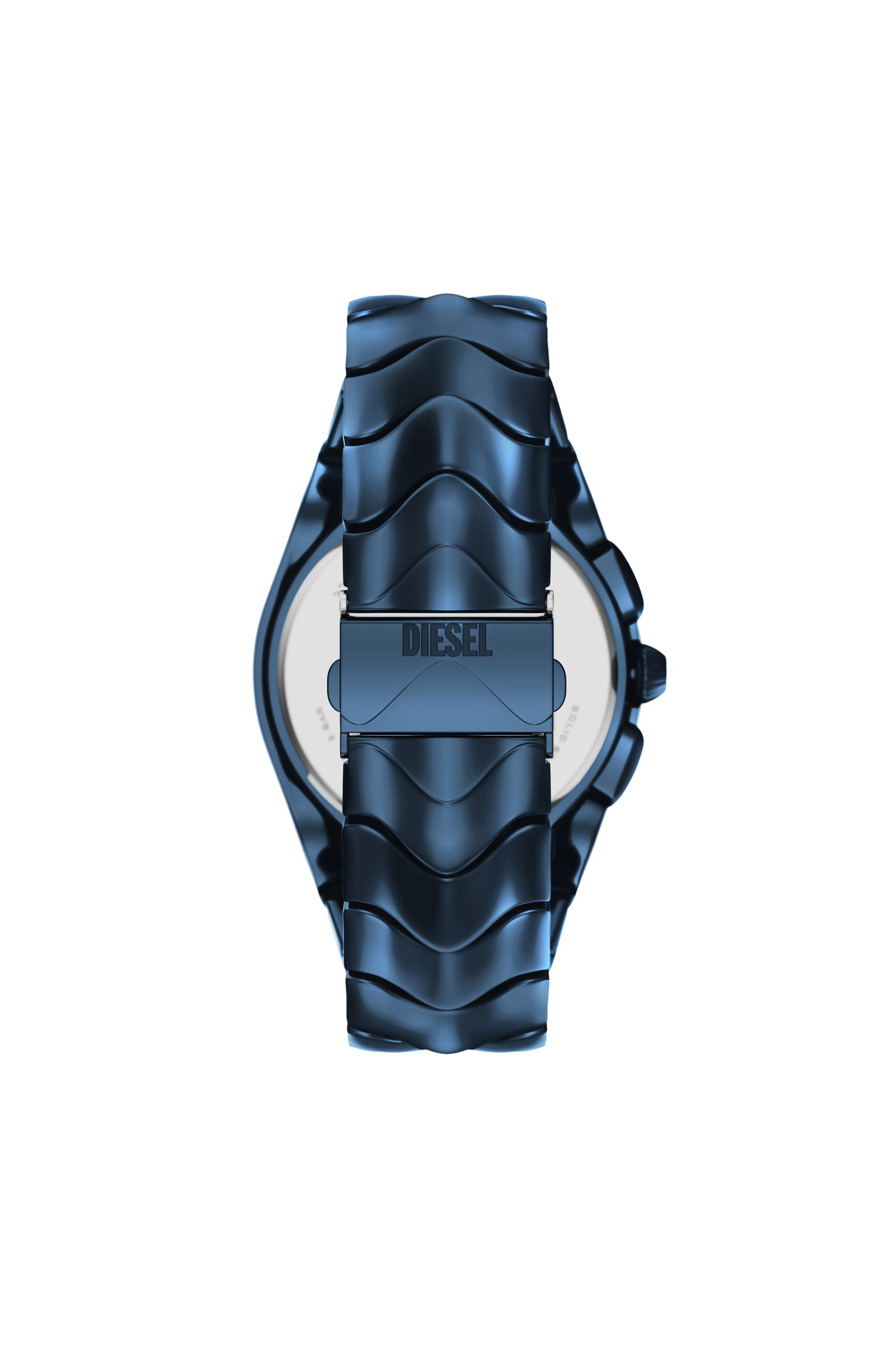 Diesel - DZ4704 WATCH, Man's Mercurial Chronograph Blue Stainless Steel Watch in Black/Blue - 2