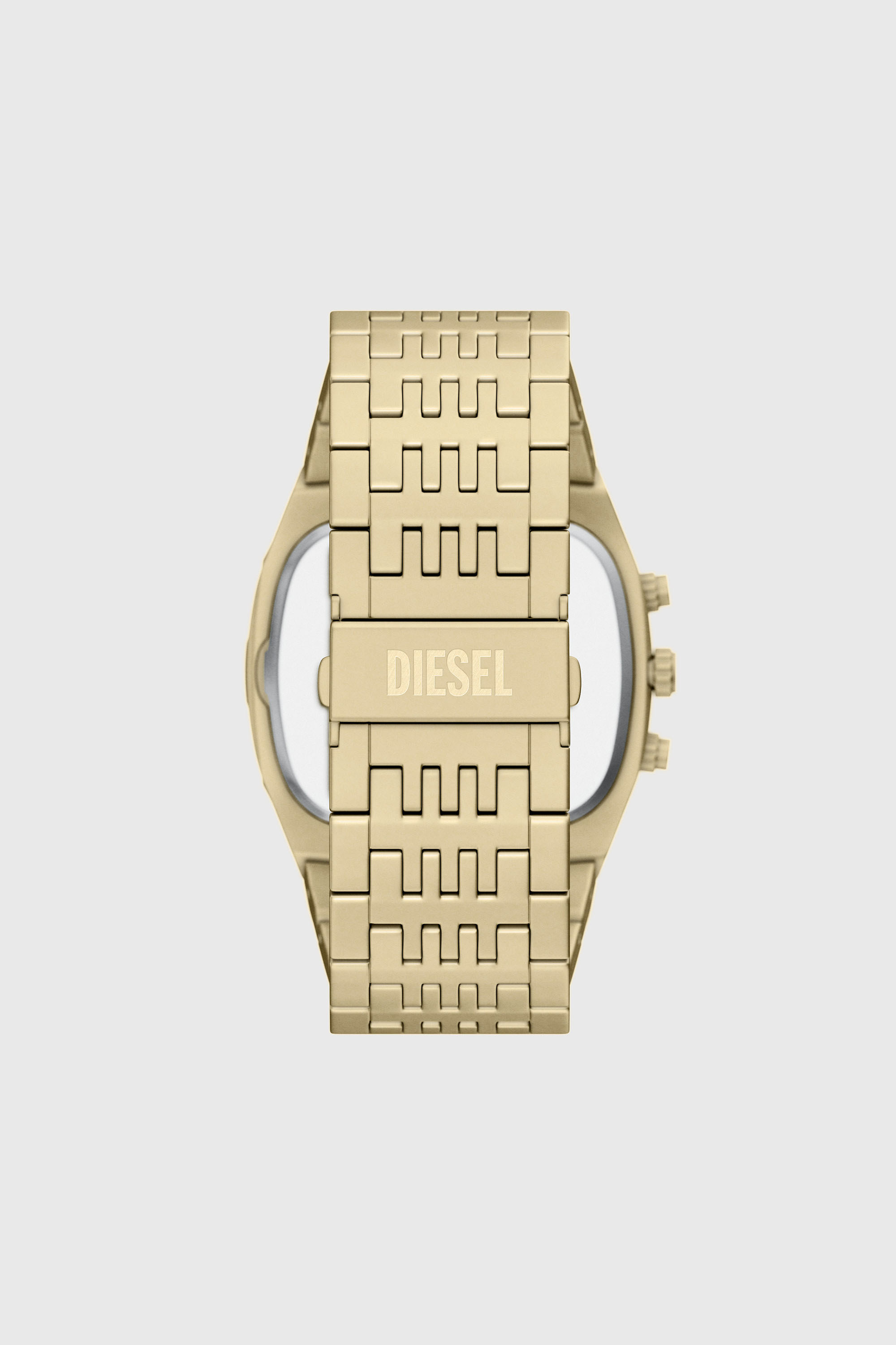 Diesel - DZ4718 WATCH, Man's Spiked Cushion gold-tone stainless steel watch in Gold - 2