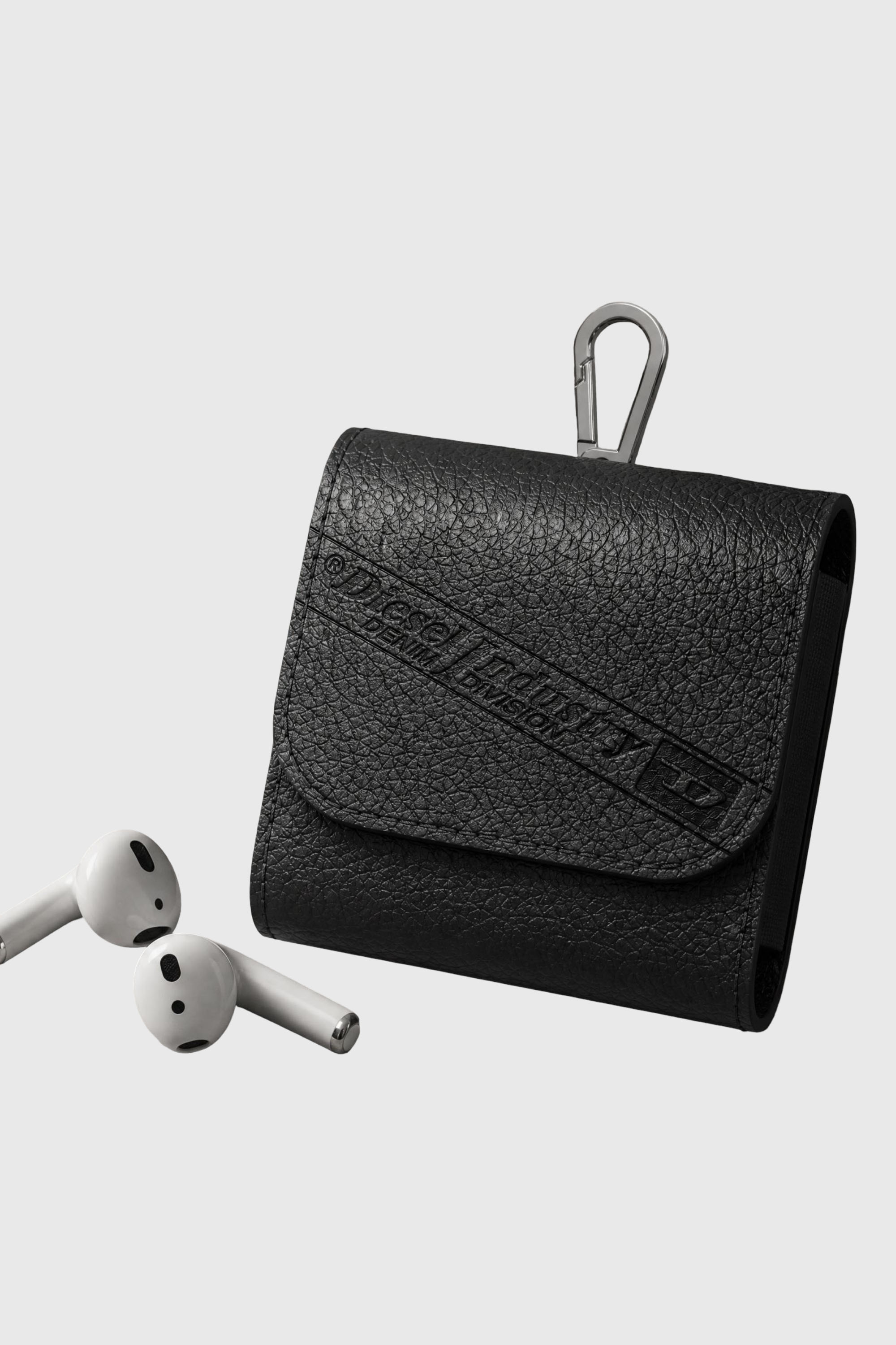 Diesel - 60652 AIRPOD CASE, Unisex's Flag D pouch for true wireless earbuds in Black - 5