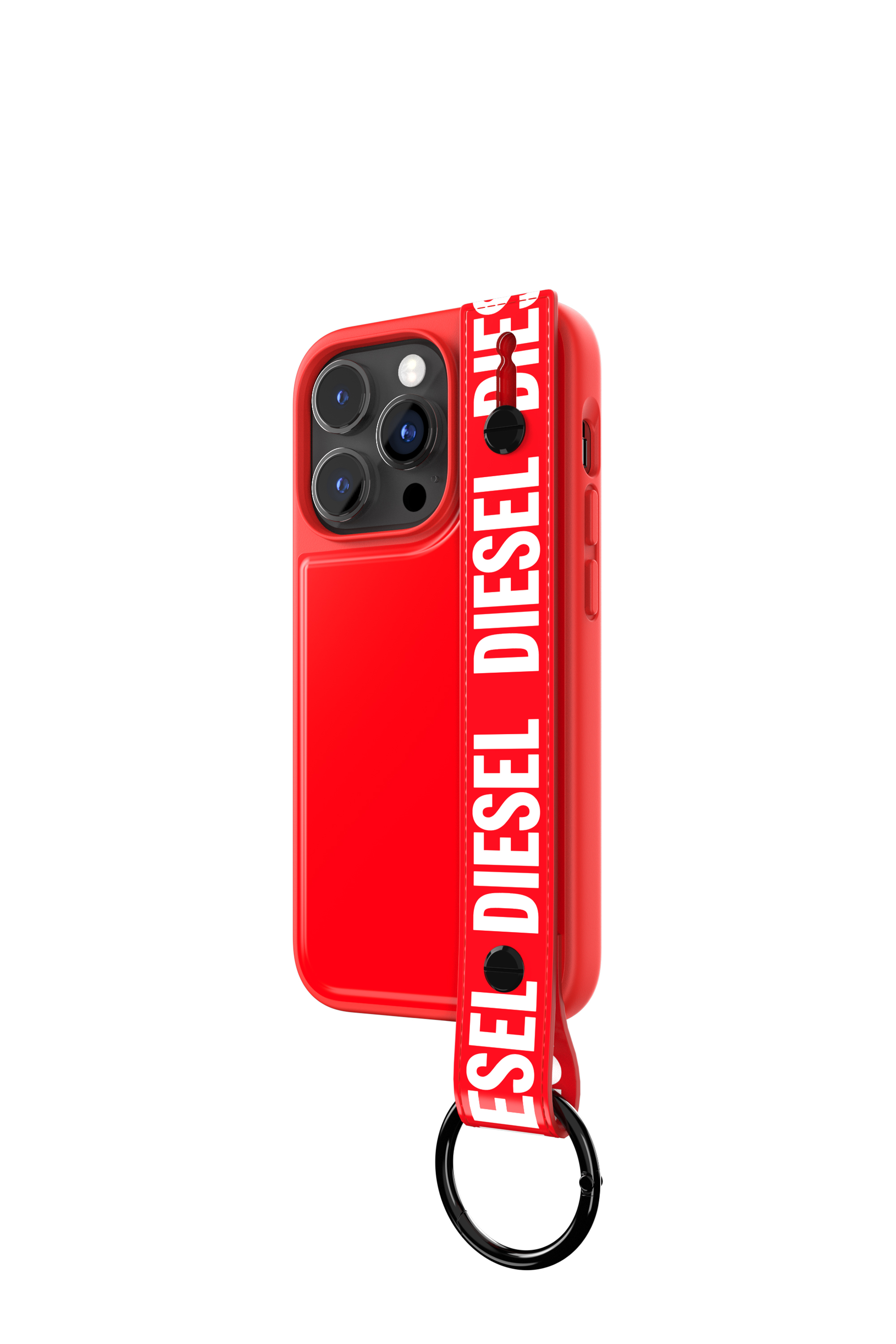 Diesel - 50287 MOULDED CASE, Unisex's Handstrap case for iPhone 14 Pro in Red - 4