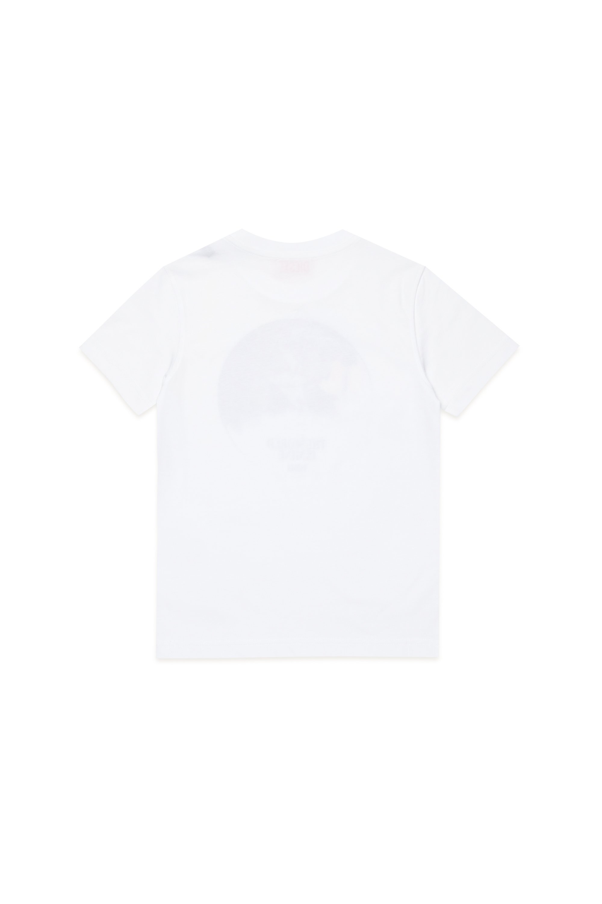 Diesel - TDIEGORL4, Man T-shirt with globe logo in White - Image 2