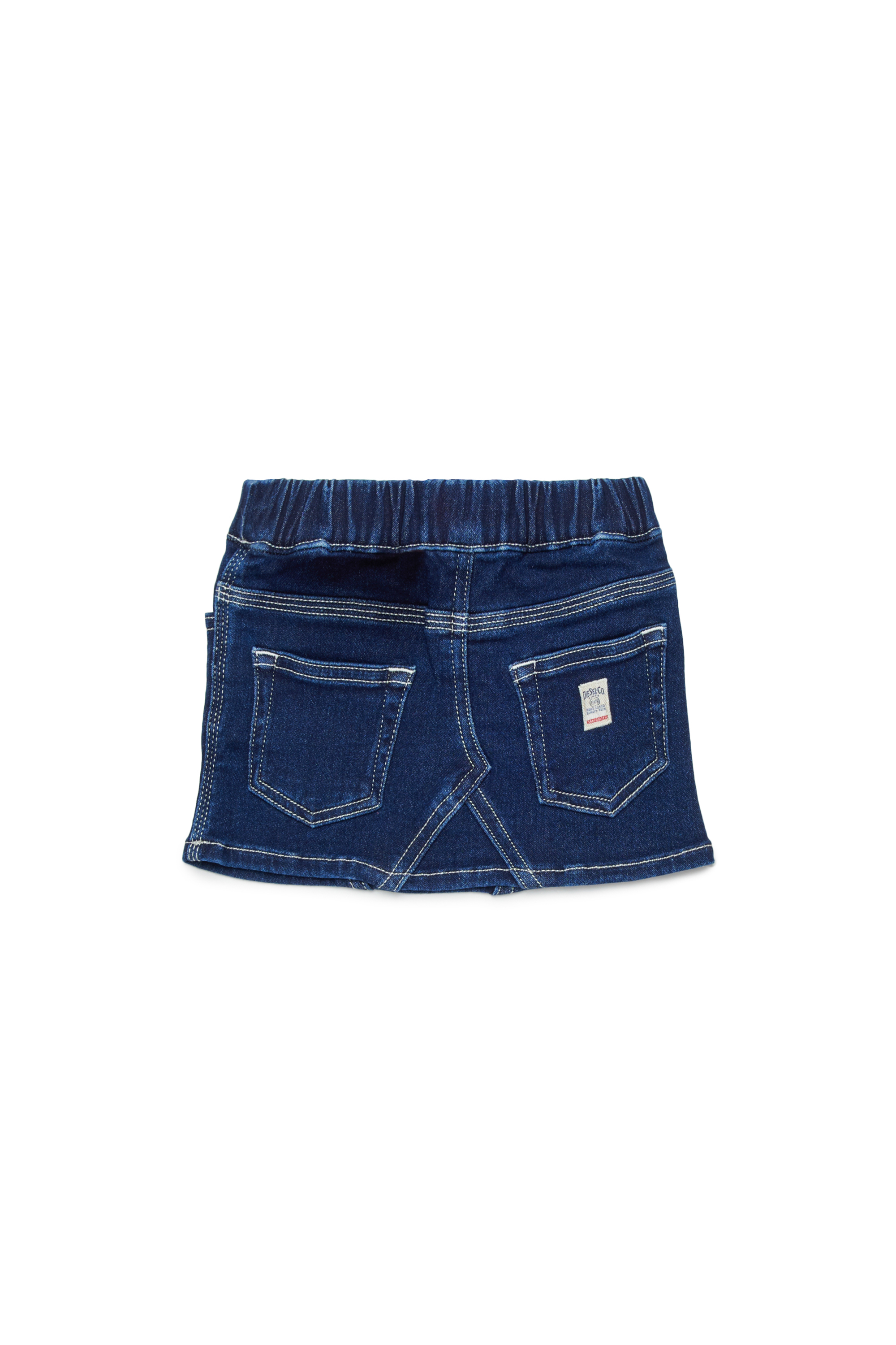 Diesel - GIRRYB JJJ, Woman's JoggJeans skirt with contrast stitching in Dark Blue - 2