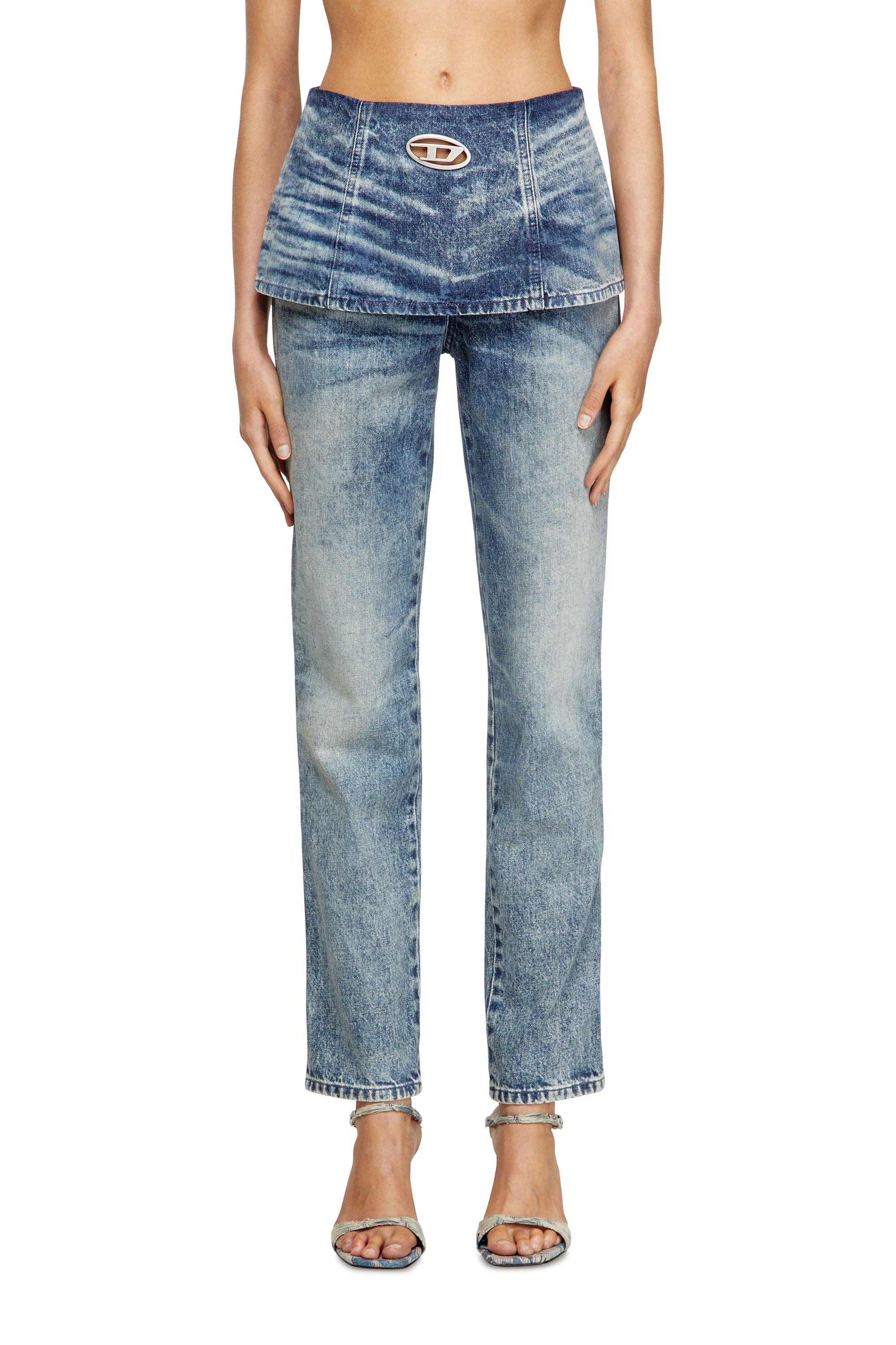 Diesel - Woman's Slim Jeans D-Hourjian 007DA, Light Blue - 2
