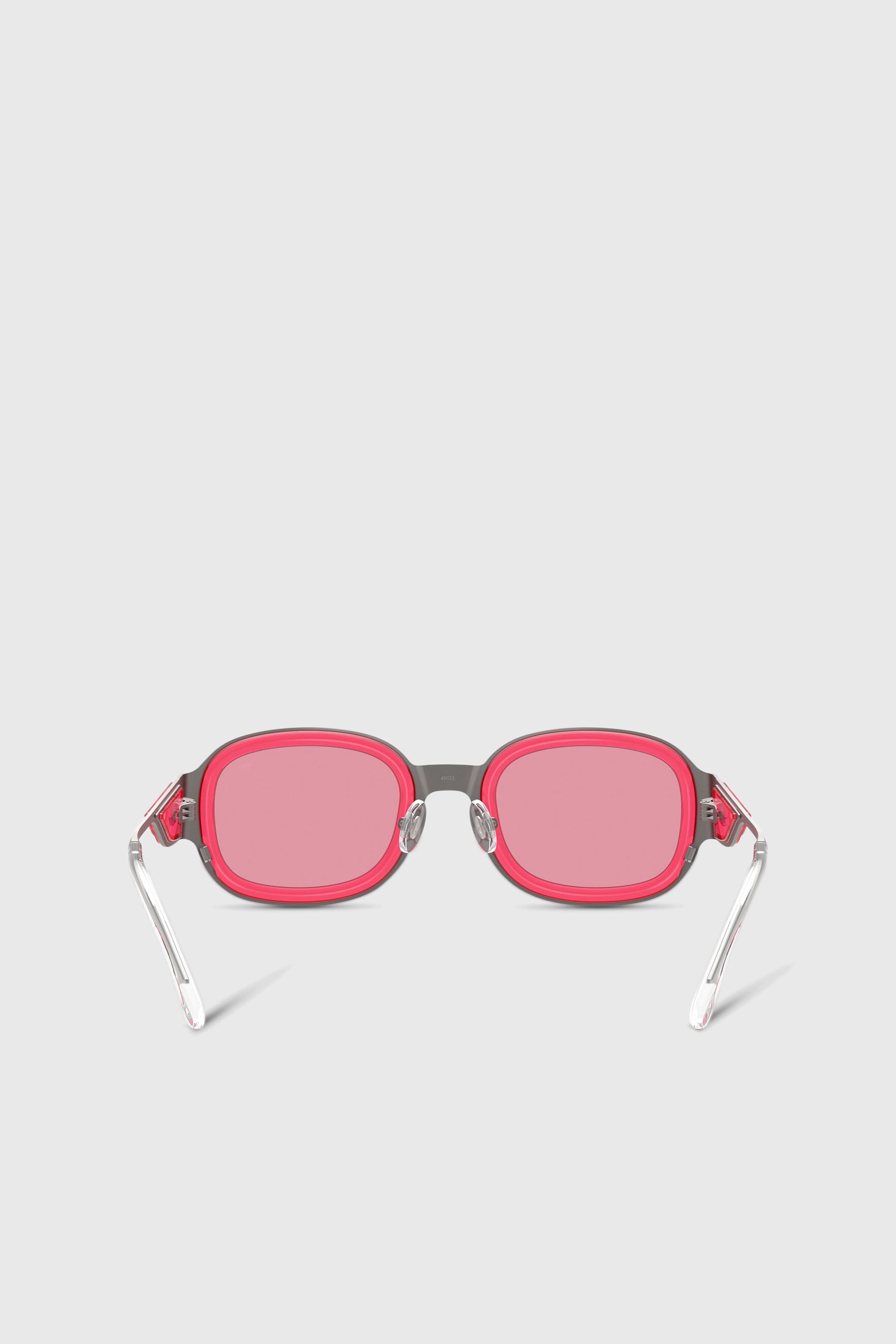 Diesel - 0DL1020, Unisex's Square sunglasses in Grey/Red - 3