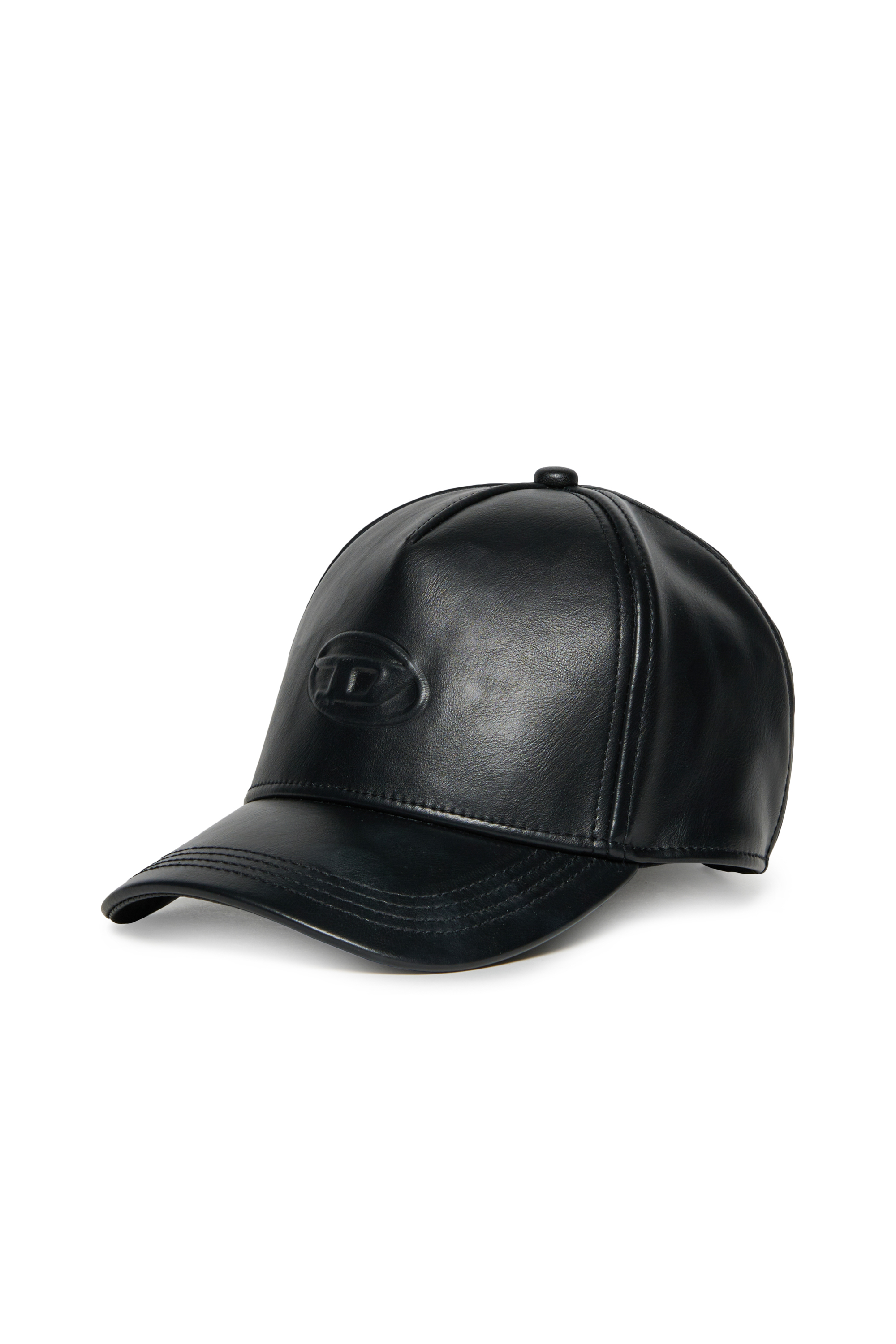 Diesel - FRELVA, Unisex's Cap with embossed logo in Black - 1