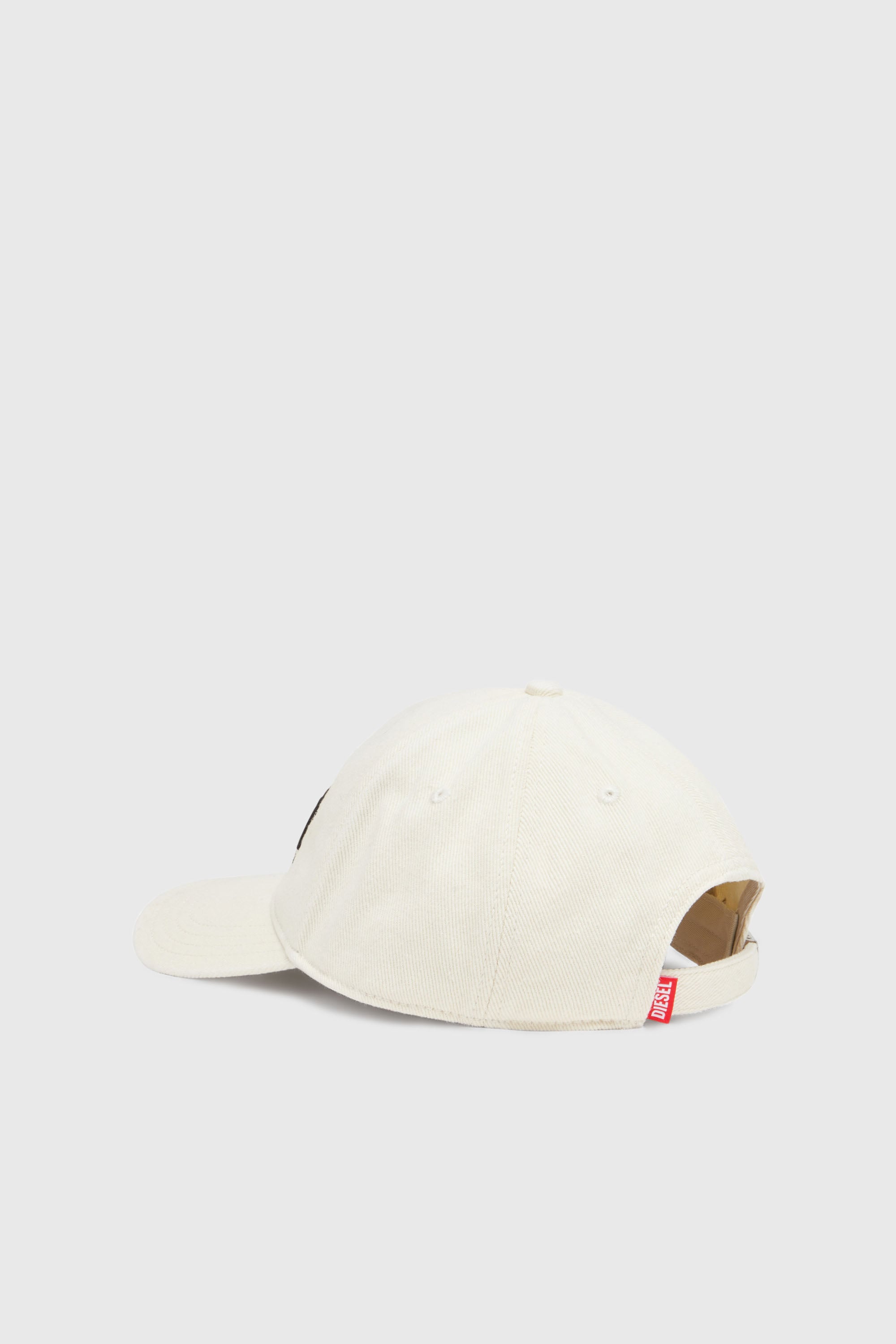 Diesel - CORRY-DIV-WASH, Man's Baseball cap with logo embroidery in White - 2
