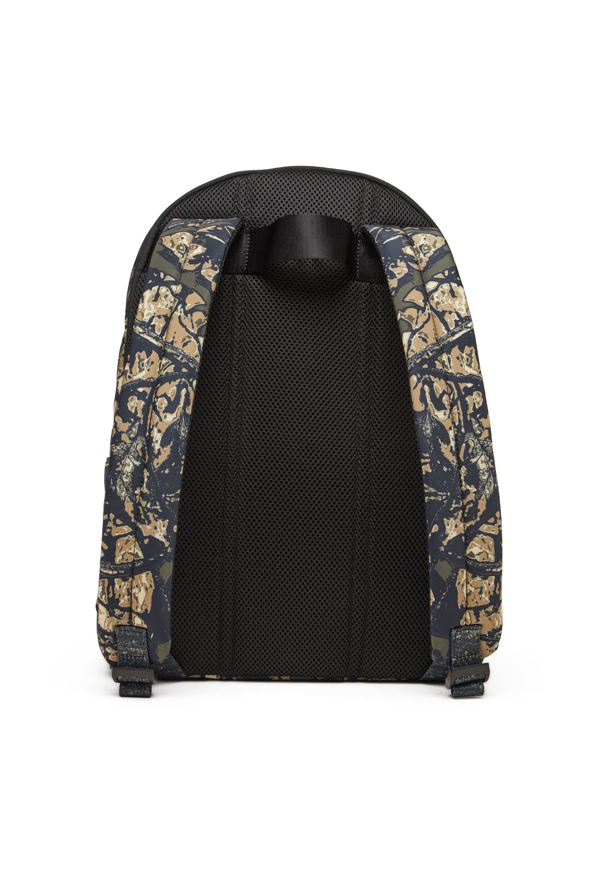 Diesel - D-PACK BACKPACK X, Man's D-Pack-Backpack in camo-print fabric in Military Green - 3