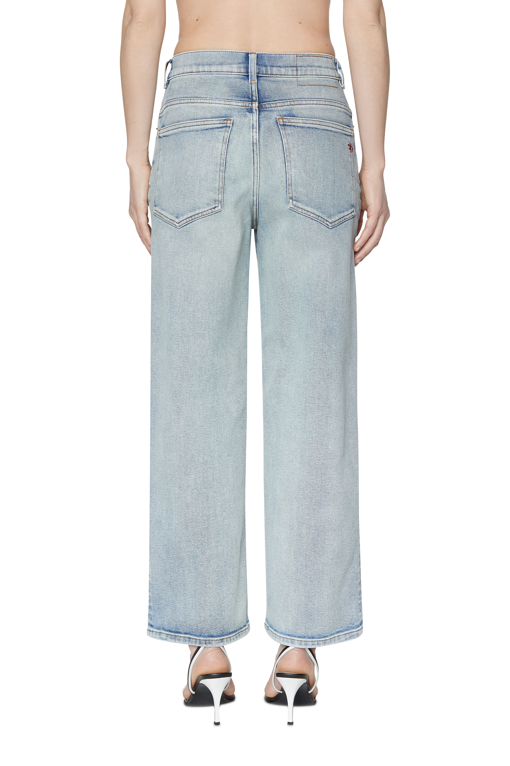 Diesel - 2000 09C08 Bootcut and Flare Jeans, Light Blue - Image 2