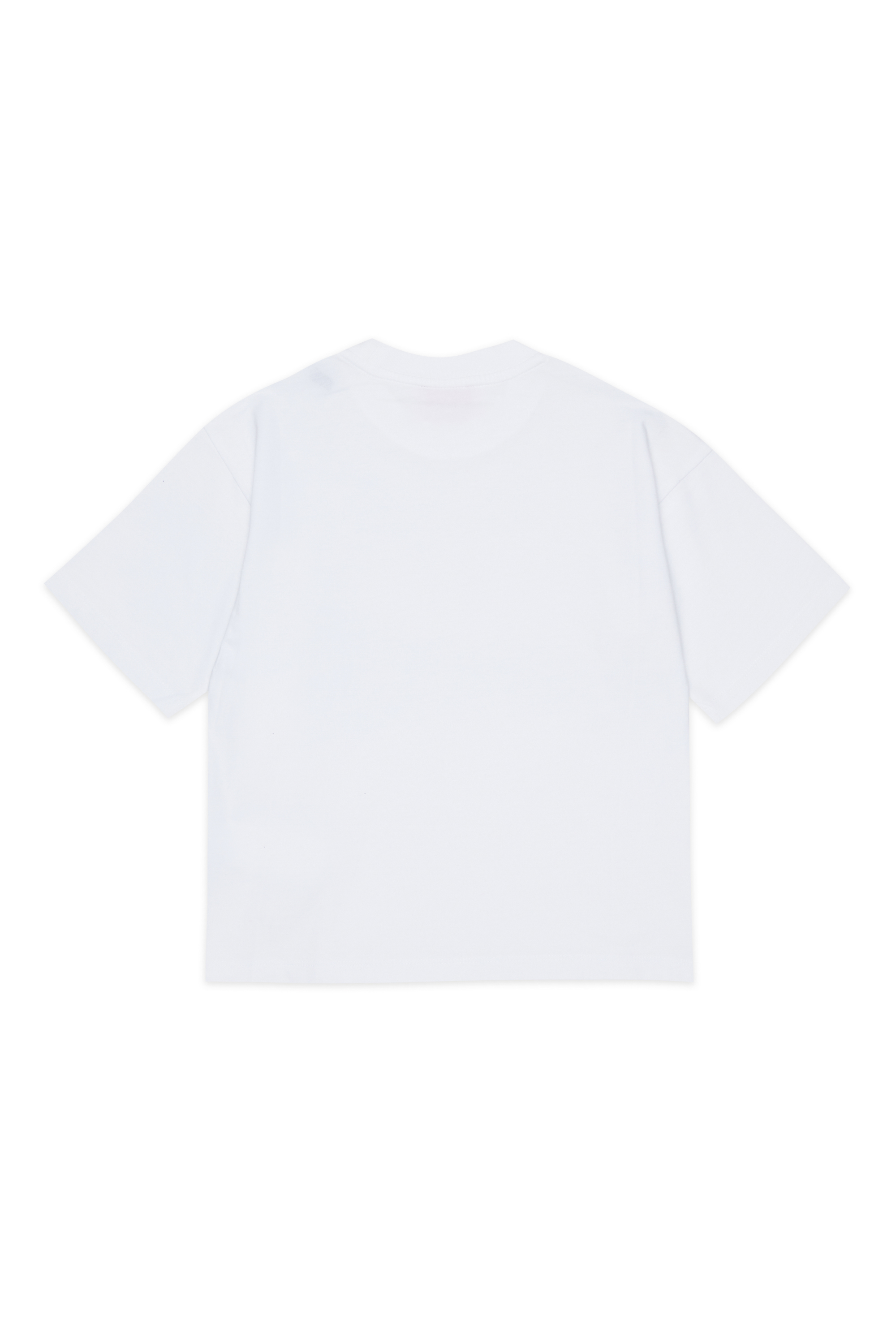 Diesel - TANORMYS2, Woman's Cotton T-shirt with tonal Oval D embroidery in White - 2