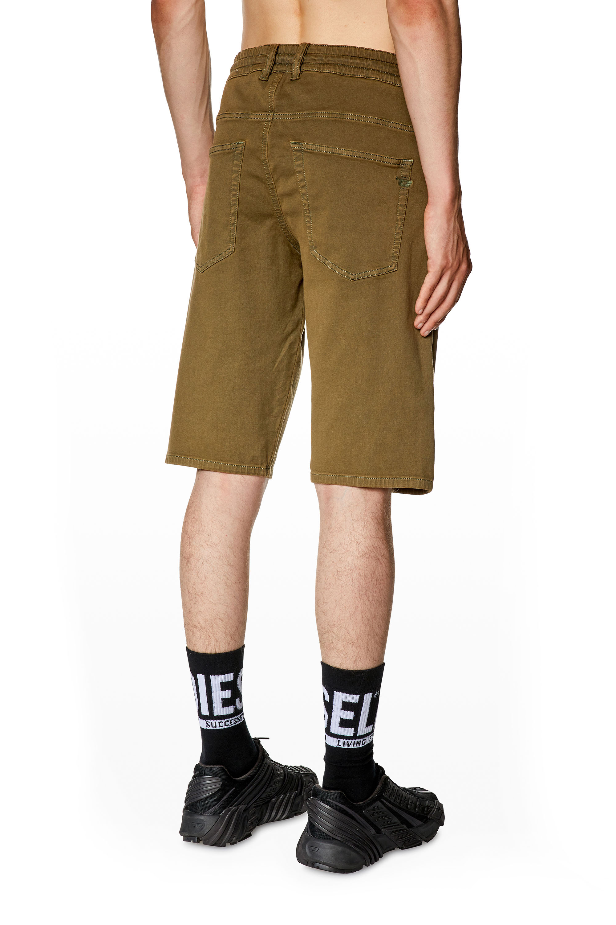 Diesel - D-KROOLEY-SHORT JOGG, Military Green - Image 4