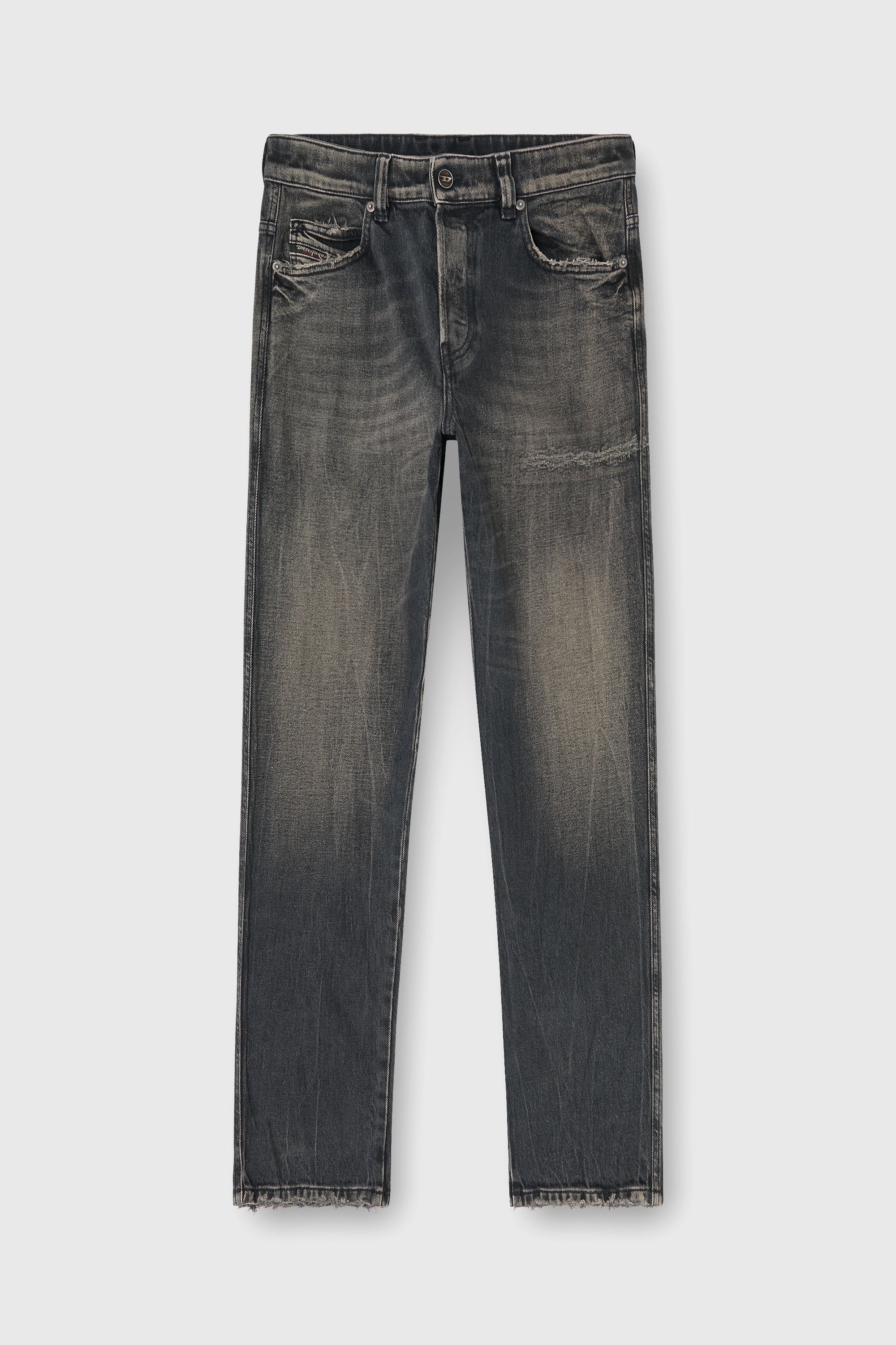 Diesel - Man's Slim Jeans 1993 D-Vyl 09P46, Black/Dark grey - 6
