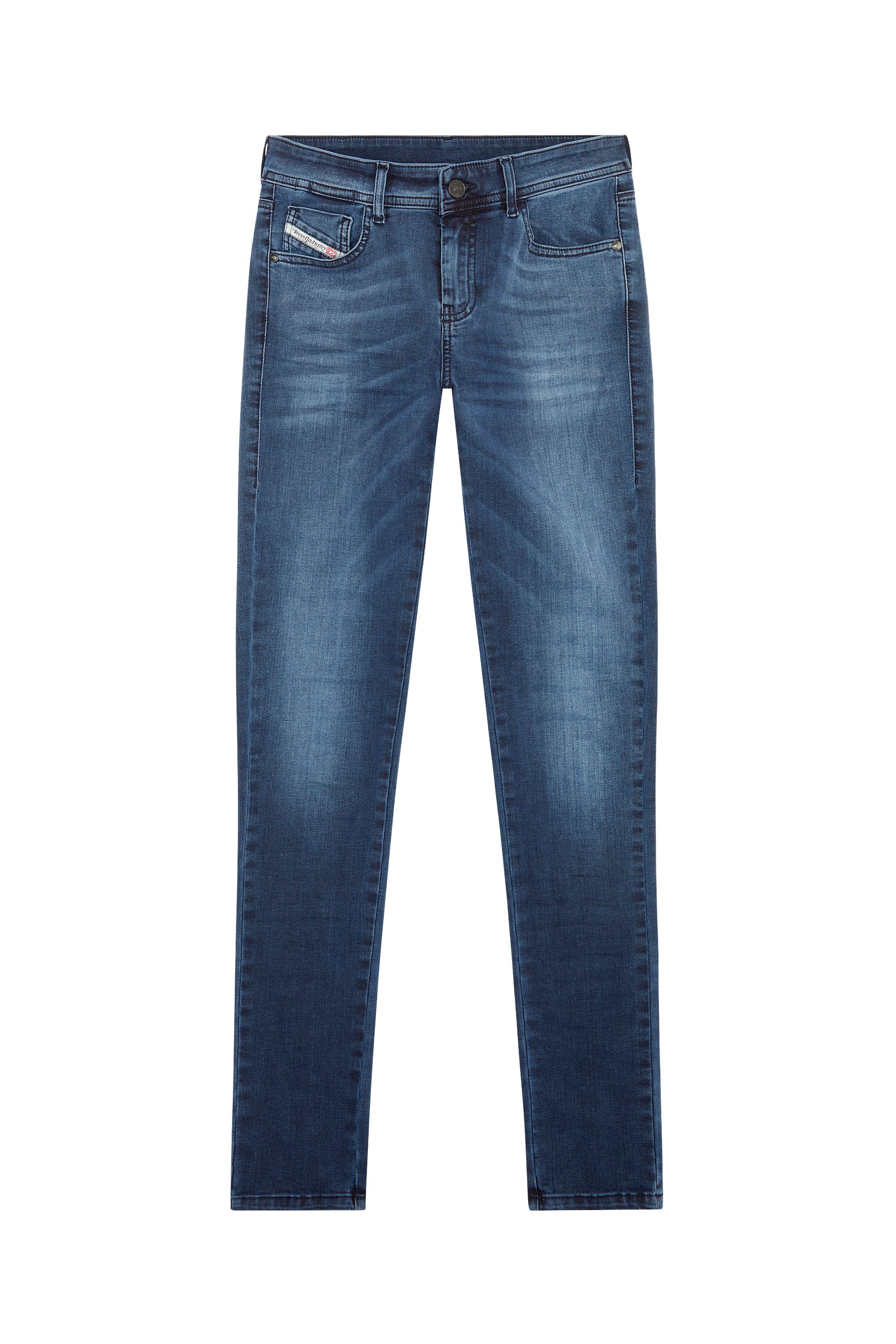 Diesel - 2017 Slandy E84UT Super skinny Jeans, Dark Blue - Image 5