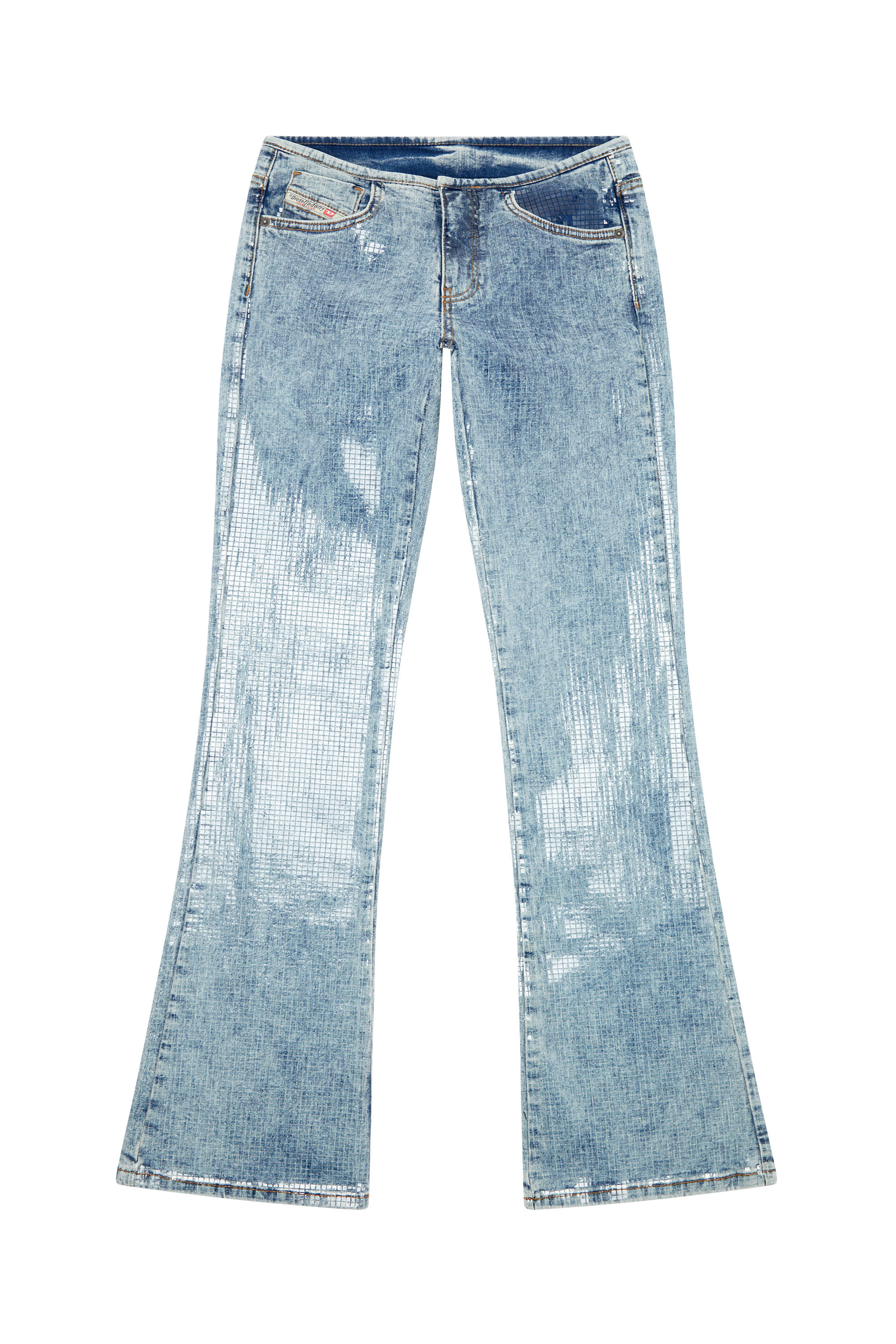 Diesel - Bootcut and Flare Jeans D-Shark 0PGAA, Light Blue - Image 5