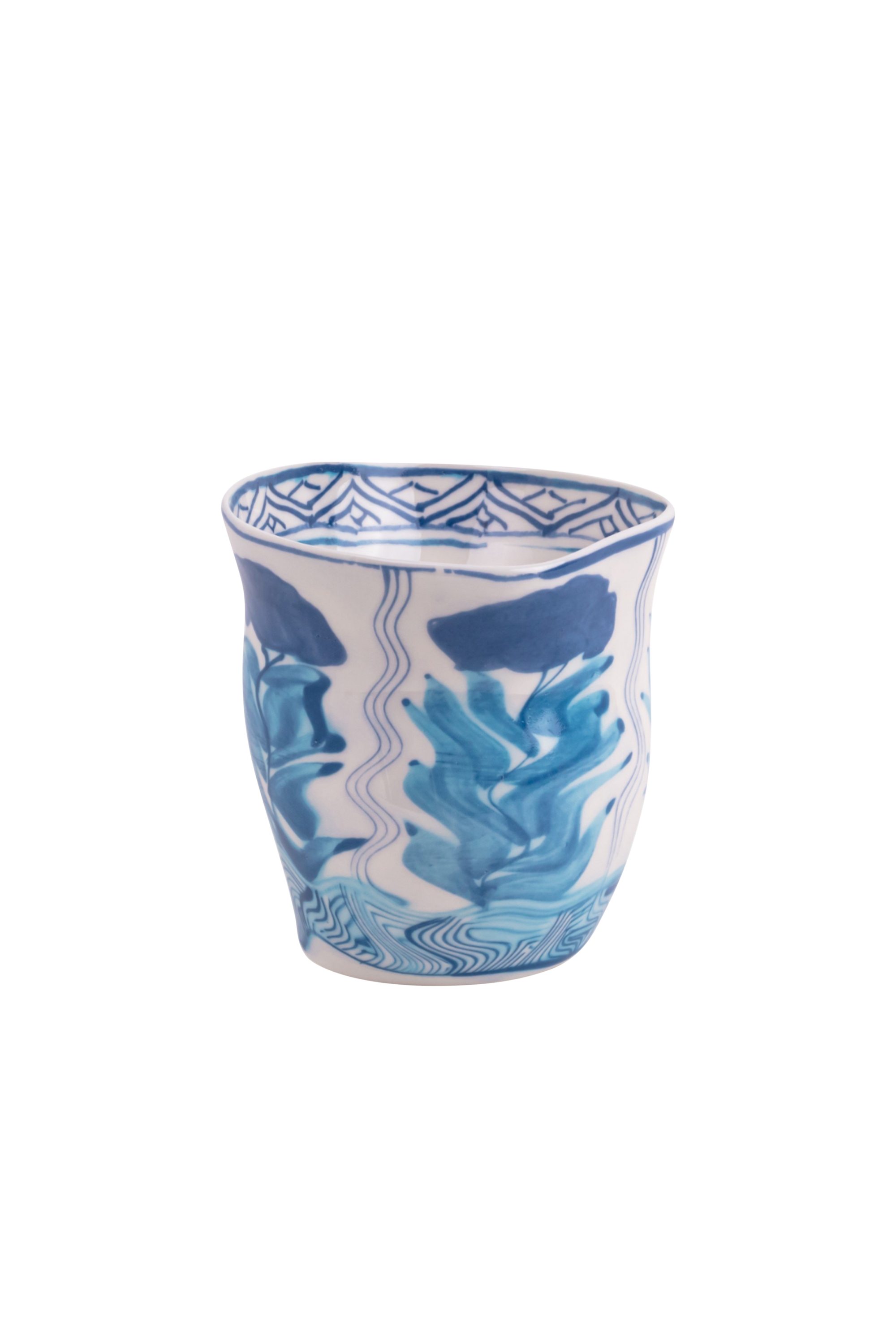 Diesel - 11257 PORCELAIN MUG "CLASSIC ON ACID" -, Unisex's Porcelain mug in White/Blue - 3
