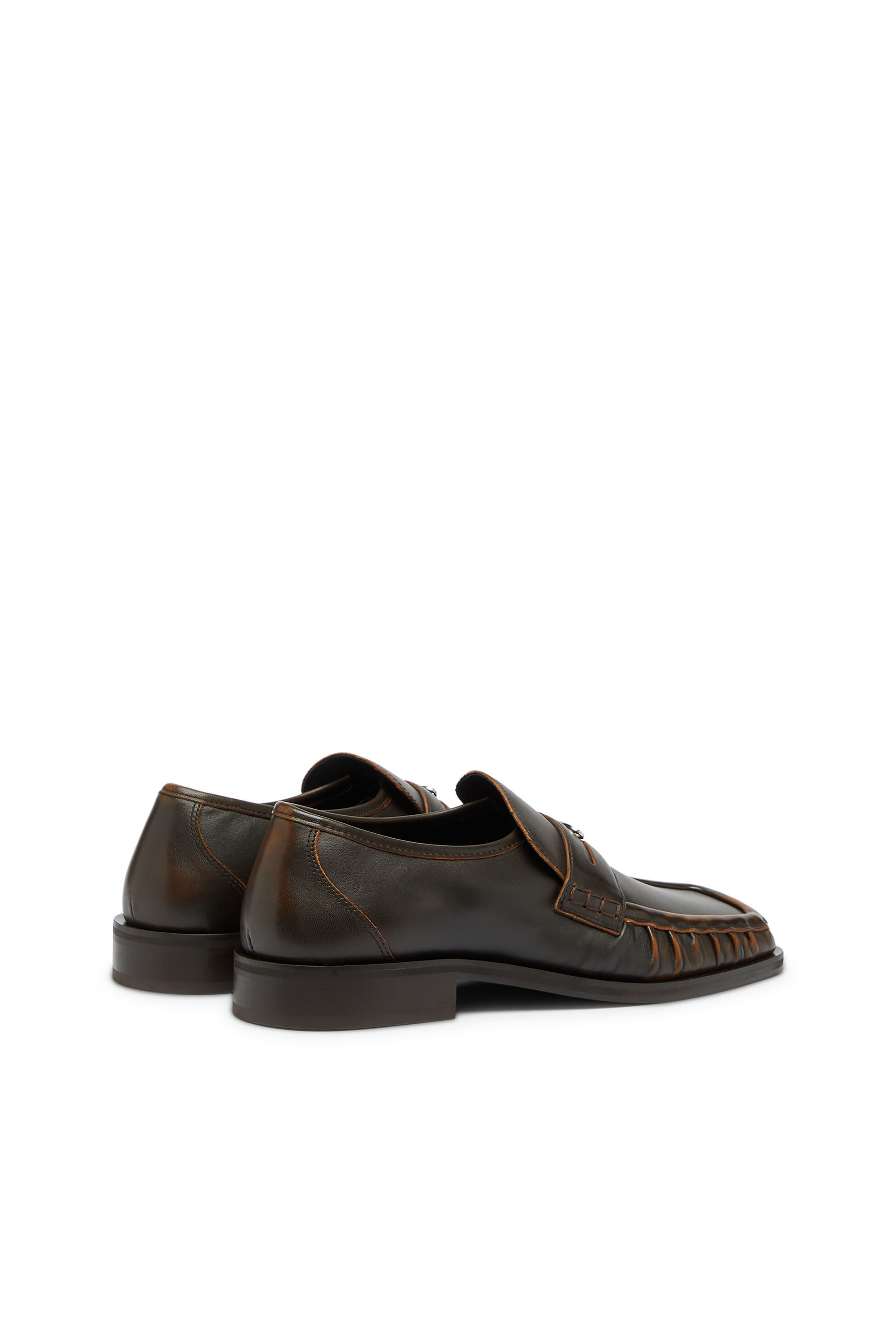 Diesel - D-AMBER LOAFER, Man's D-Amber - Penny loafers in leather in null - 3