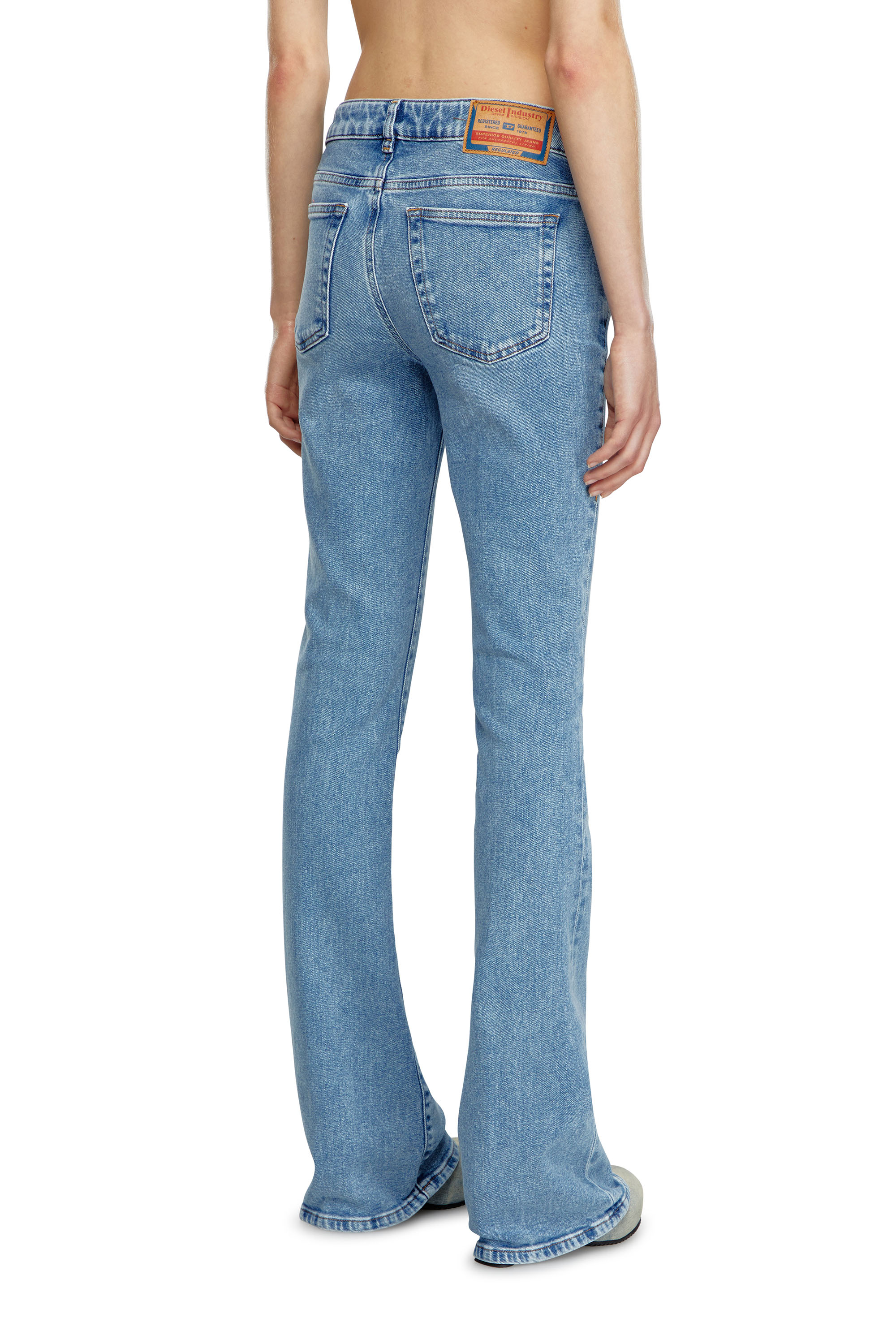 Diesel - 1969 D-Ebbey 9B92L Bootcut and Flare Jeans, Light Blue - Image 4