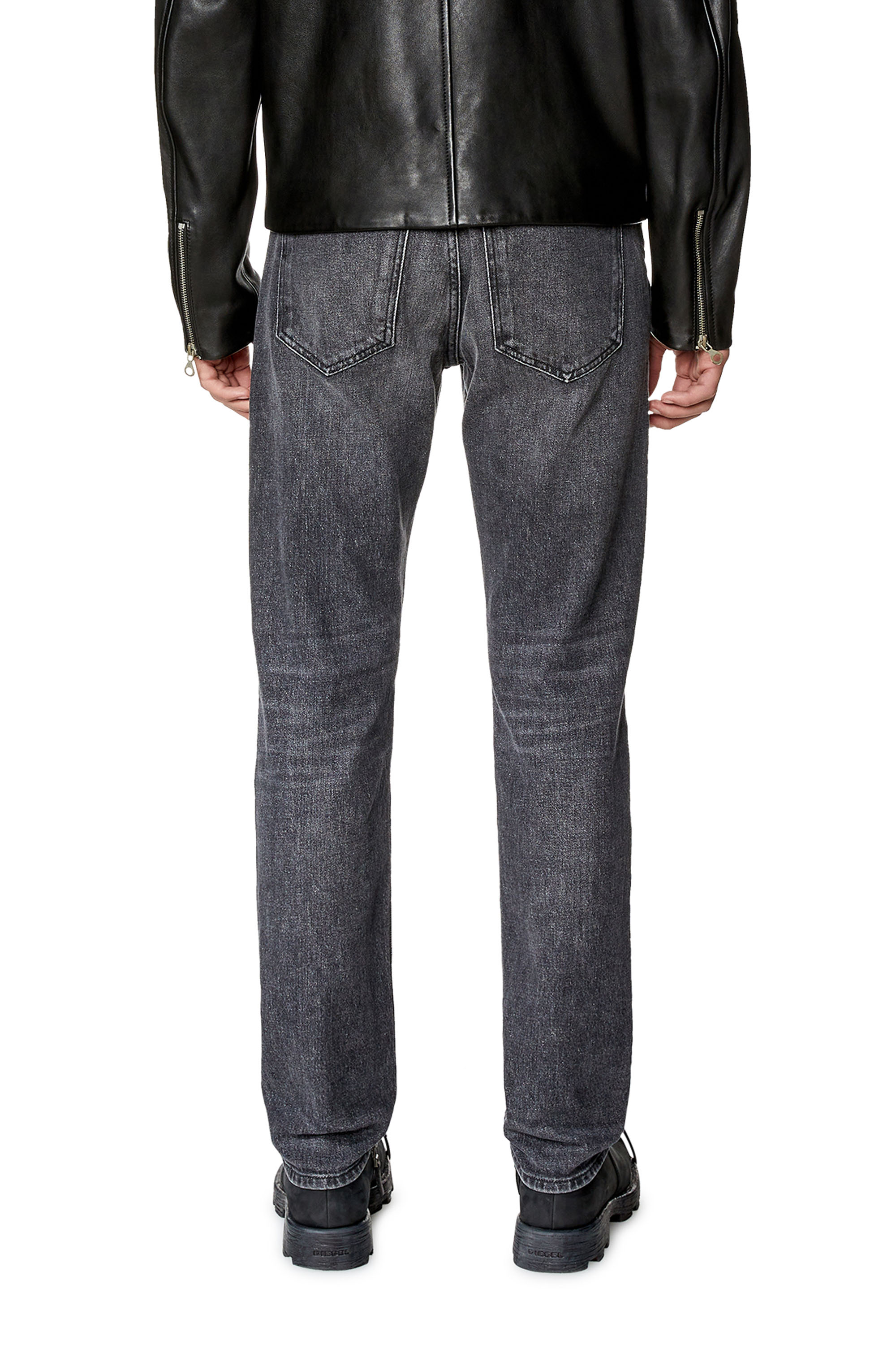 Diesel - 2019 D-Strukt 0CKAH Slim Jeans, Black/Dark grey - Image 2