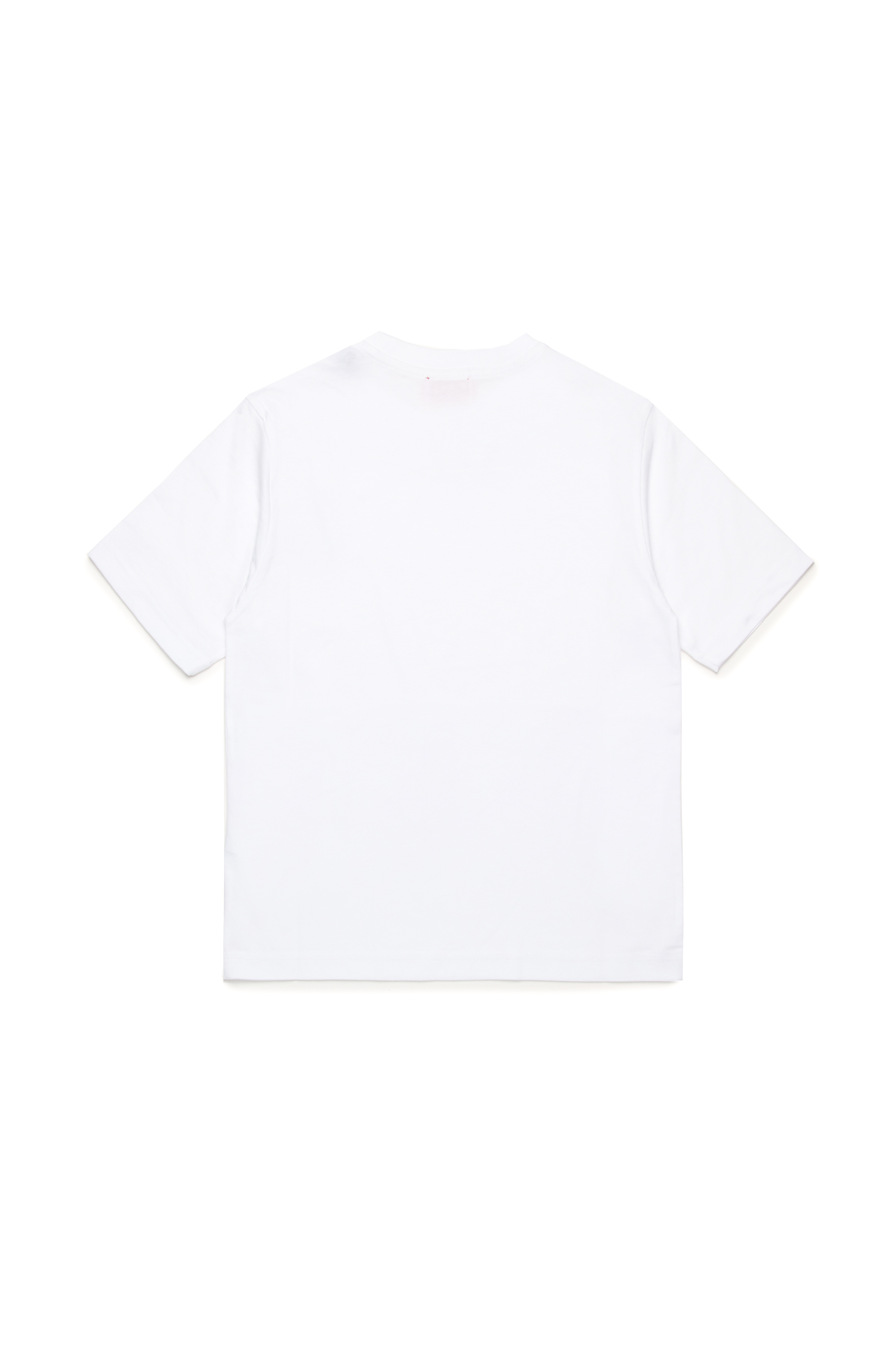 Diesel - MTFIND OVER, Man's T-shirt with Biscotto logo in White - 2