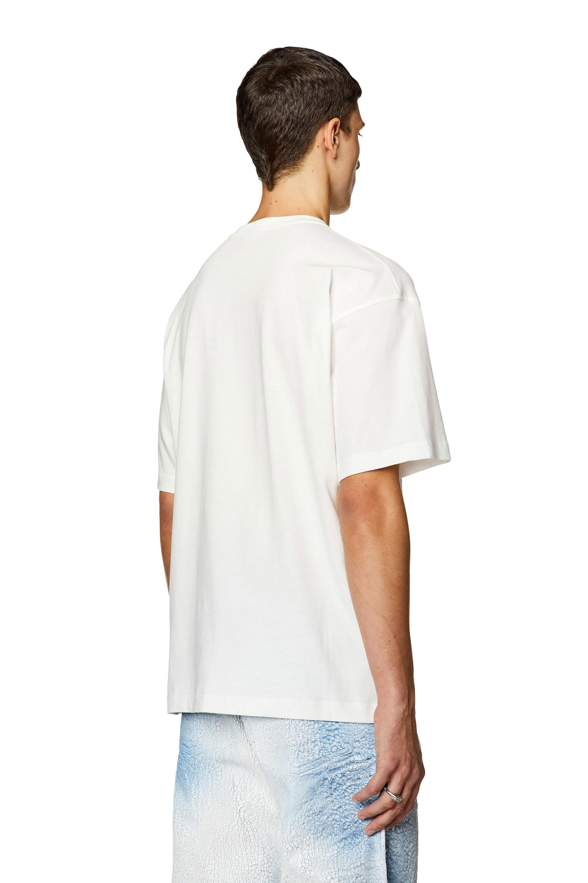 Diesel - T-NABEL-FACE, White - Image 4