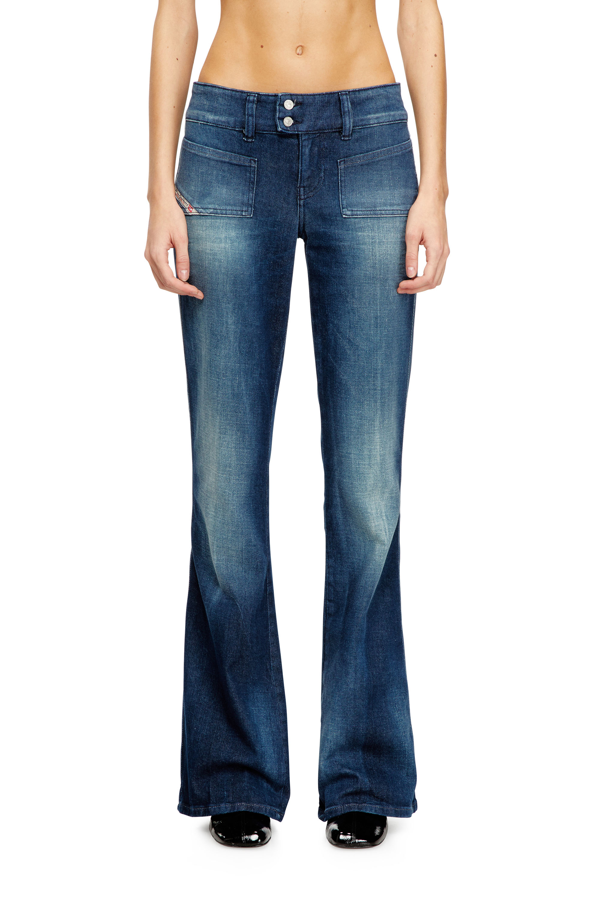 Diesel - Woman's Bootcut Jeans D-Hush 0ADBQ, Blue - 1