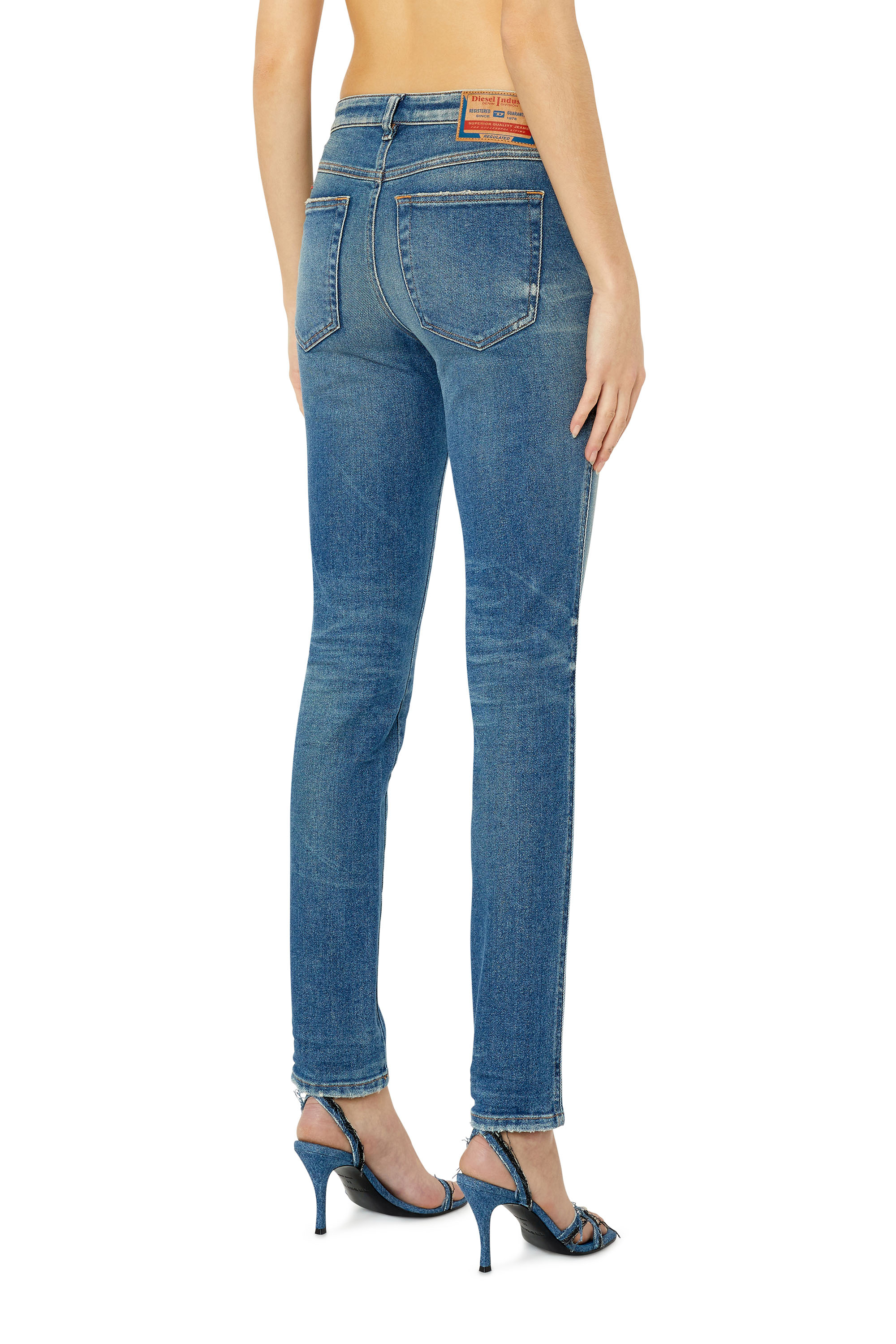Diesel - Skinny Jeans 2015 Babhila 09E88, Medium blue - Image 2