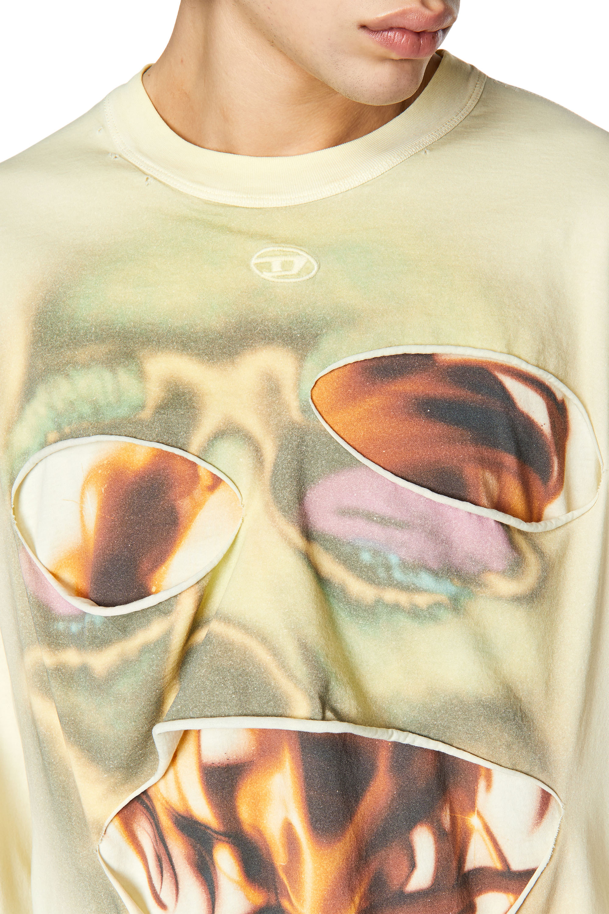 Diesel - T-CRANY, Beige - Image 3