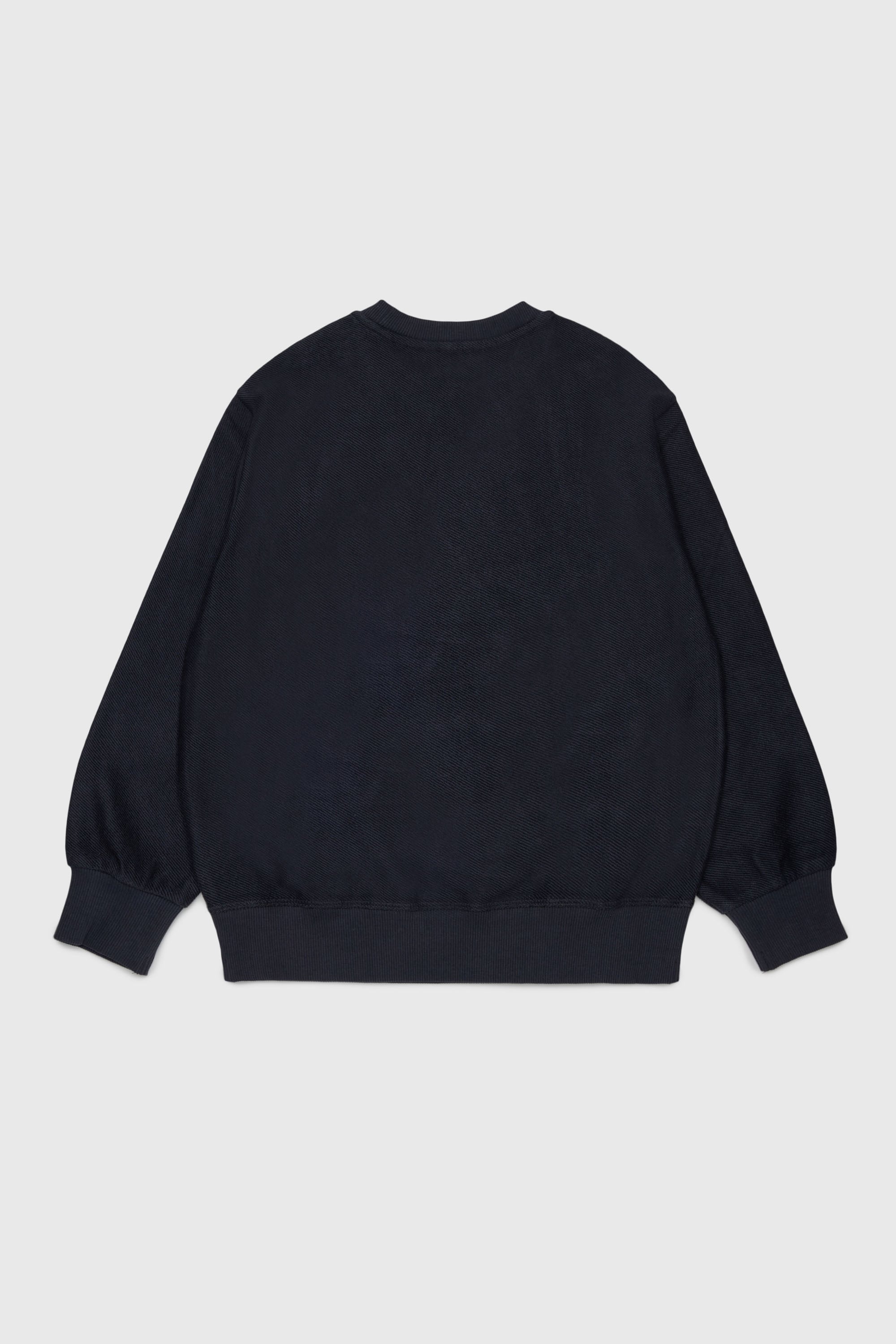Diesel - SFRIT OVER, Man's Sweatshirt with streaks and Oval D logo in Black - 2