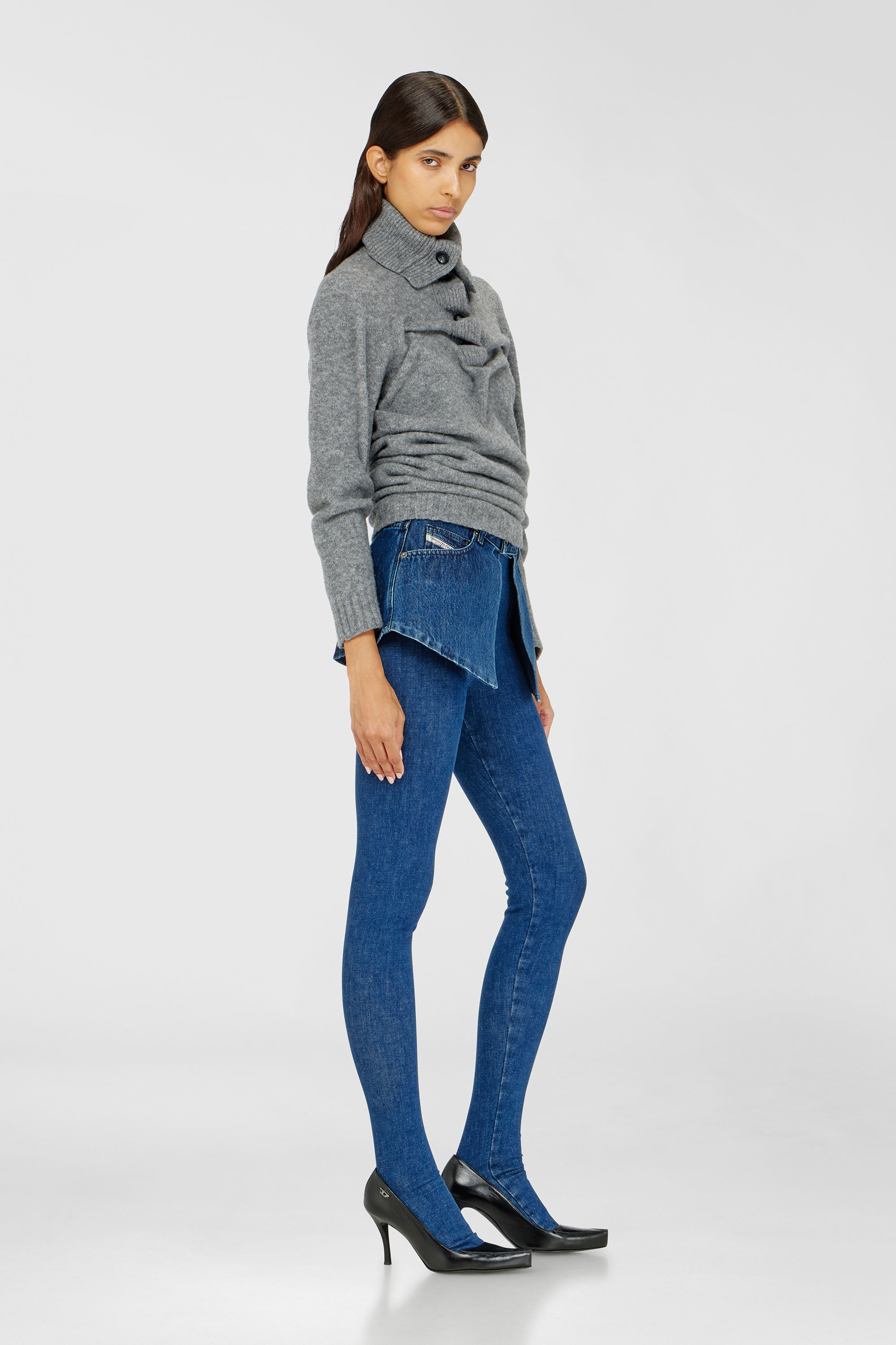 Diesel - Woman's Skinny Jeans D-Spika 09R31, Dark Blue - 2