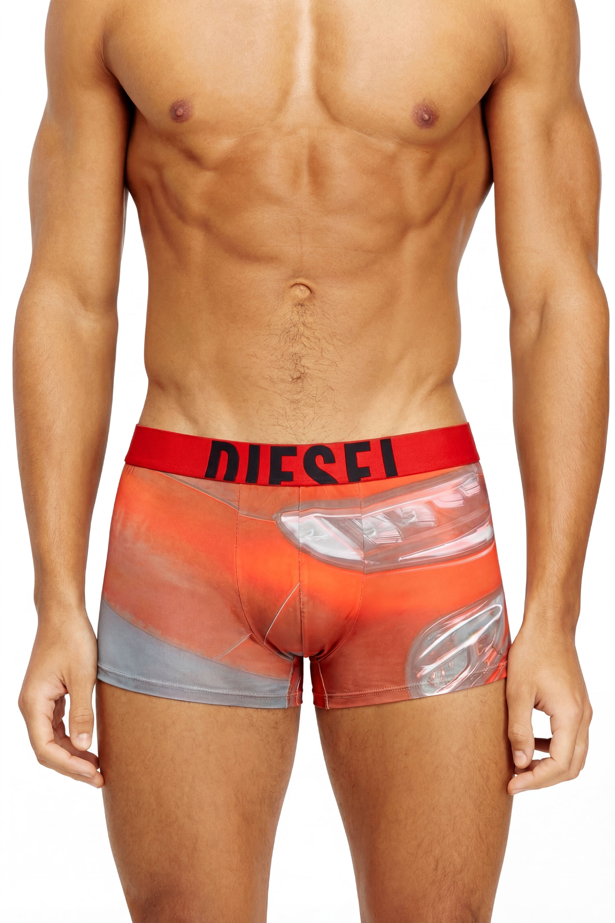 Diesel - DAMIEN-D-POP-40, Man's Boxer briefs with Pop print in Red - 3