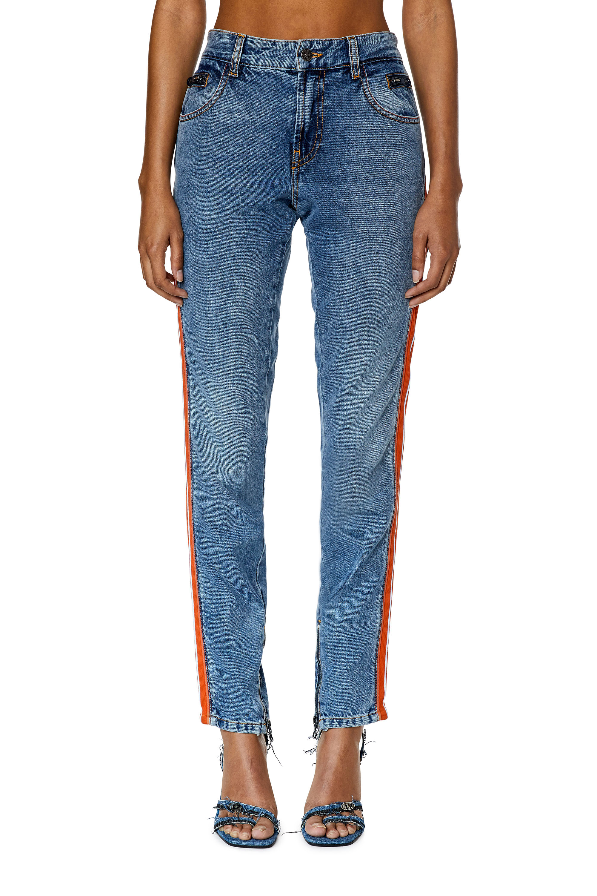 Diesel - Skinny Jeans D-Vision 0EMAT, Medium blue - Image 1