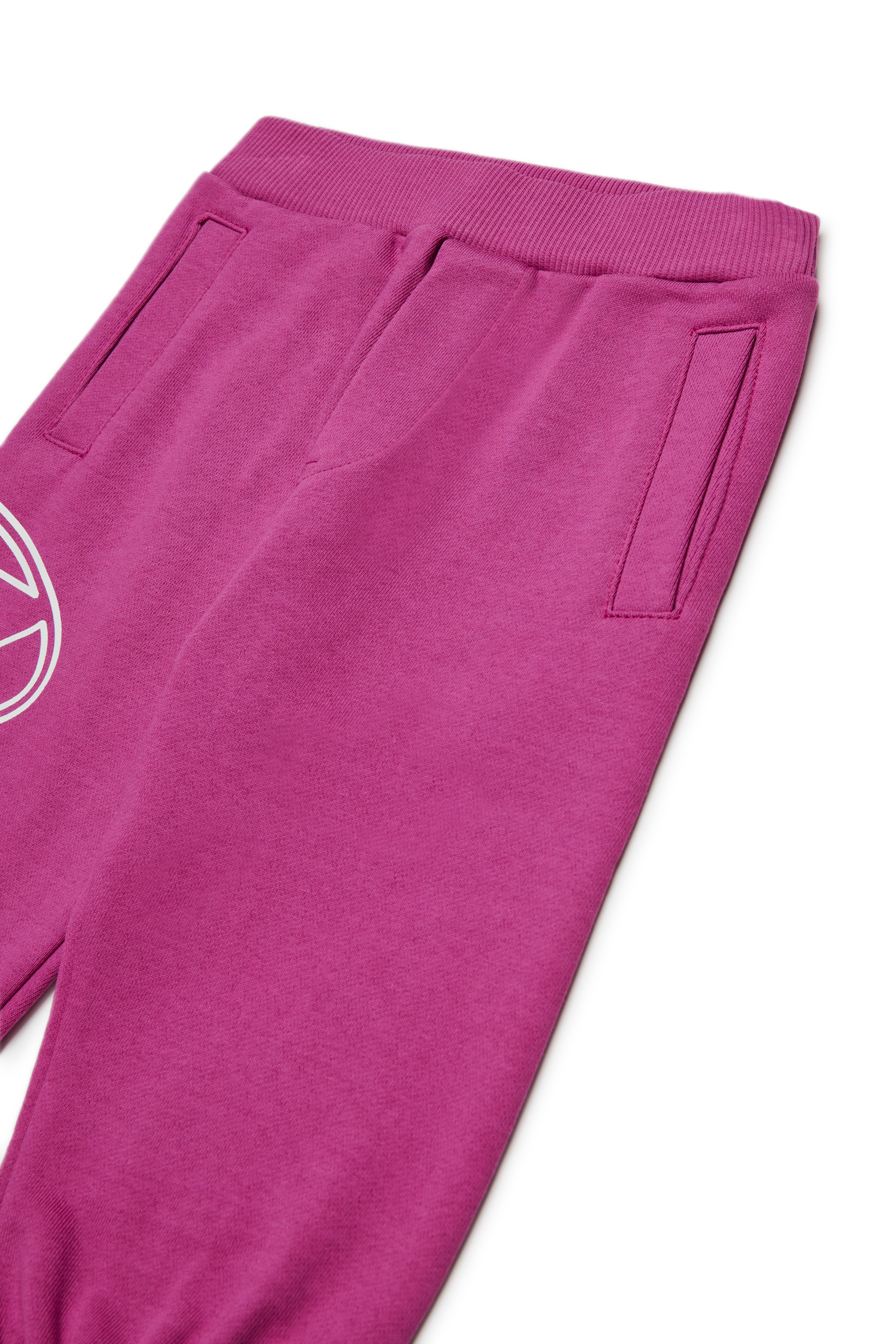 Diesel - PTIMOTYB, Unisex's Cotton pants with graphic print in Violet - 3