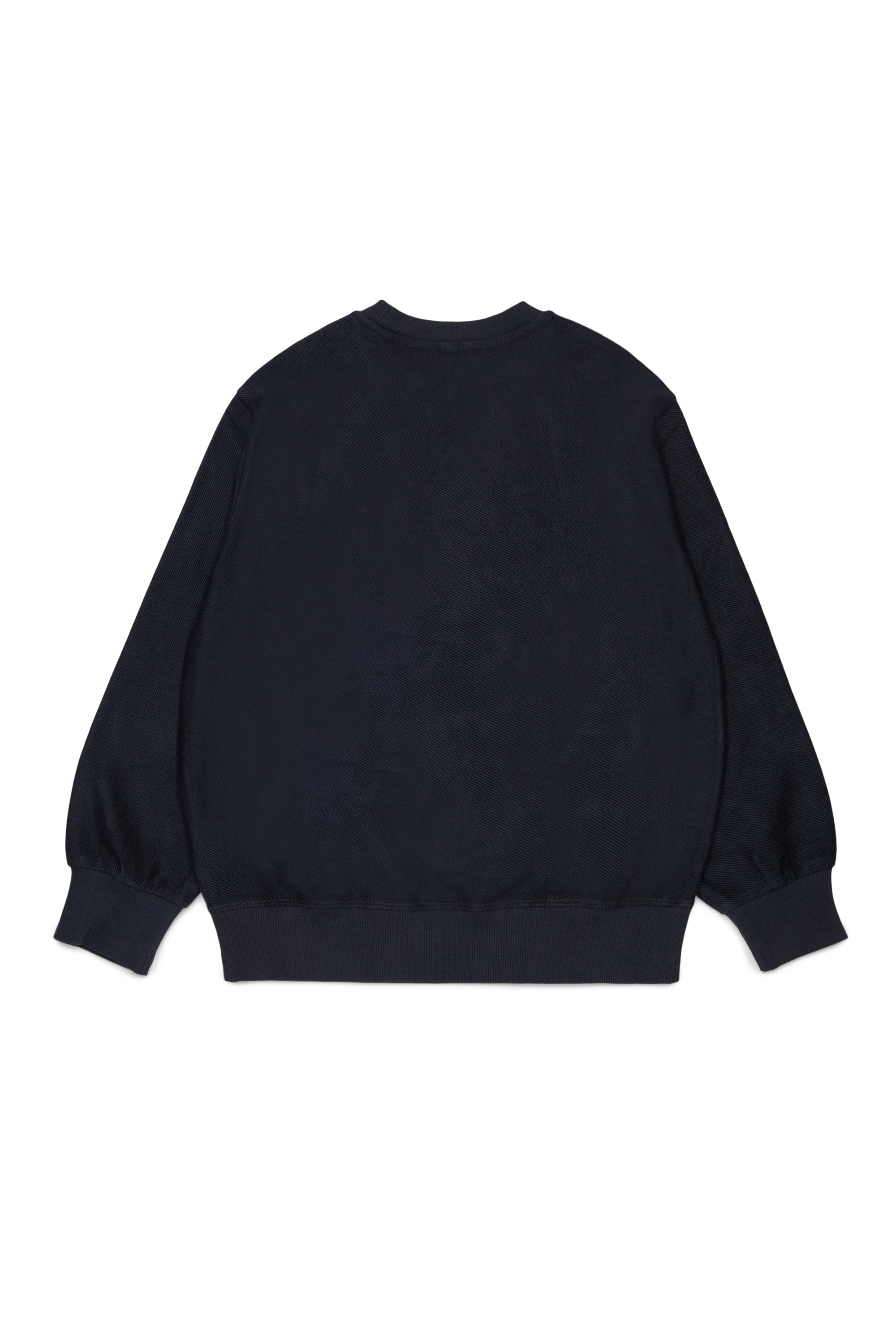 Diesel - SFRIT OVER, Man's Sweatshirt with streaks and Oval D logo in Black - 2