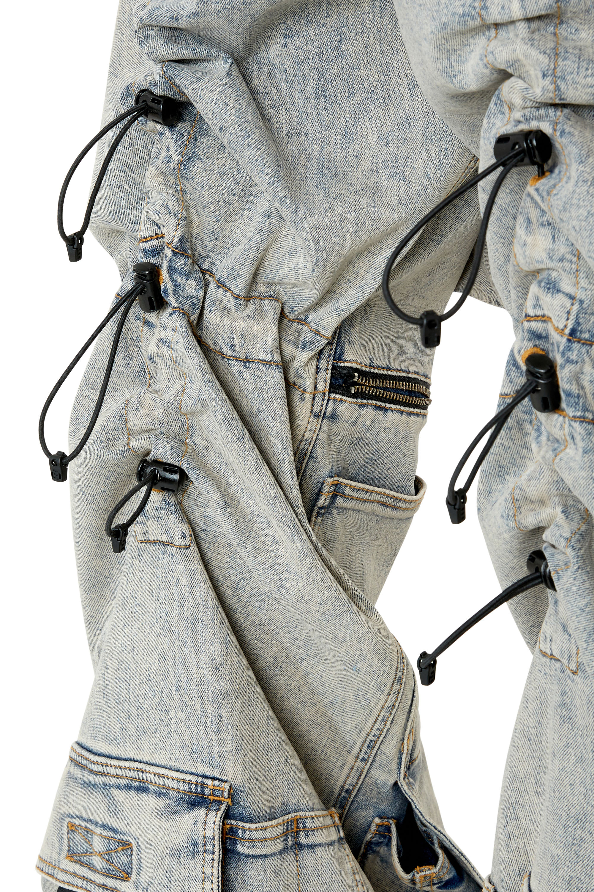 Diesel - Straight Jeans D-Onlypockets 09F12, Medium blue - Image 5