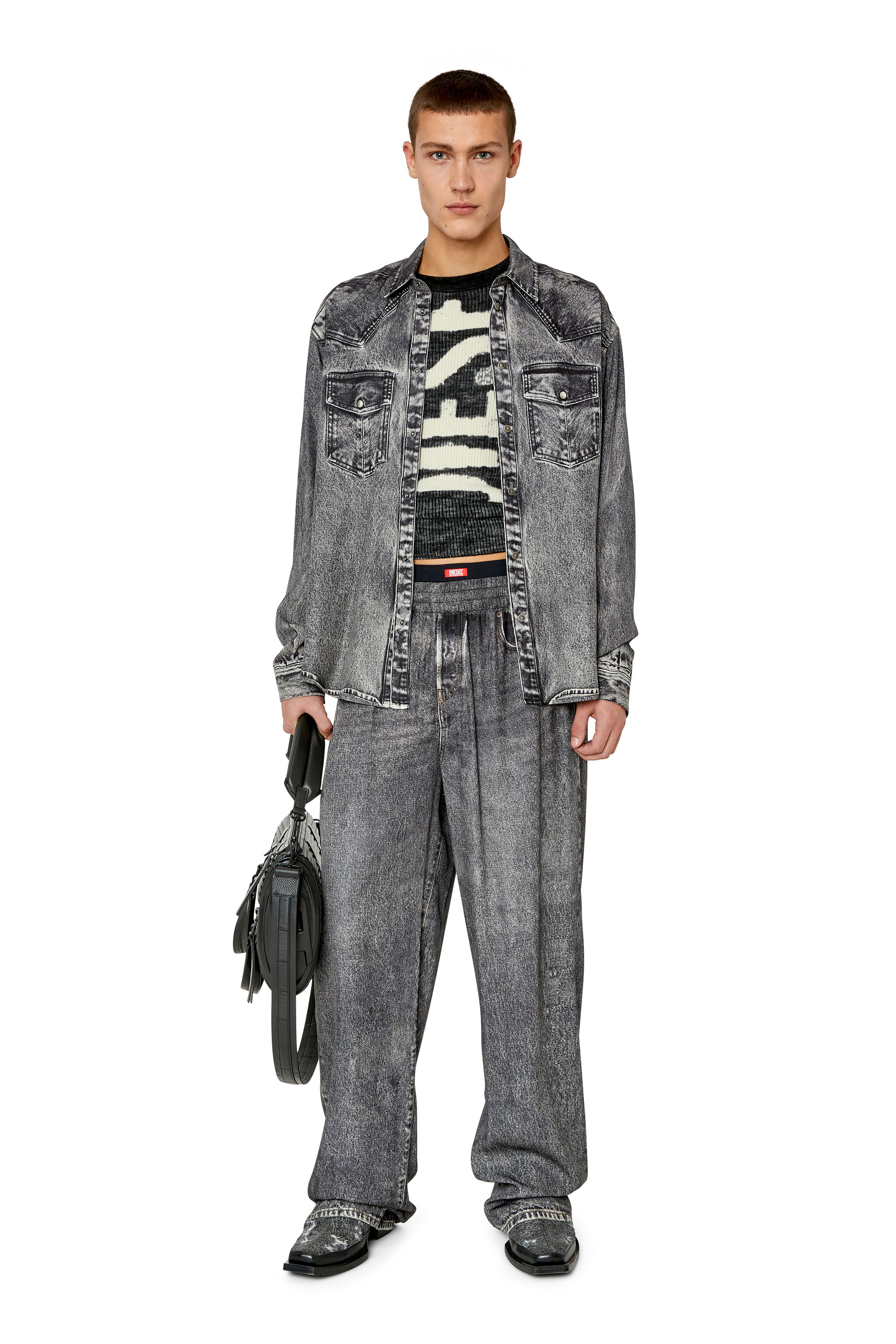 Diesel - S-GILS-DNM, Dark grey - Image 2