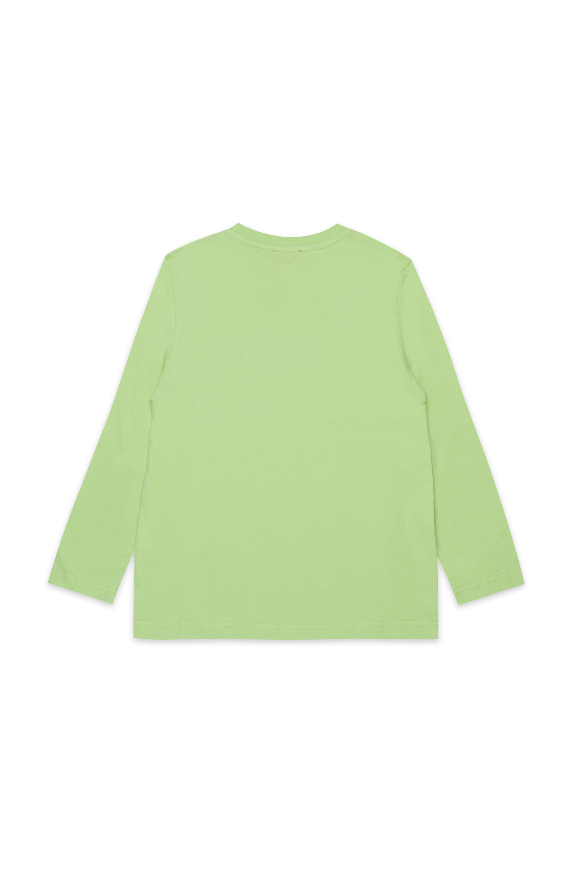 Diesel - TDROPS, Man's Cotton crew neck T-shirt with logo print in Green - 2