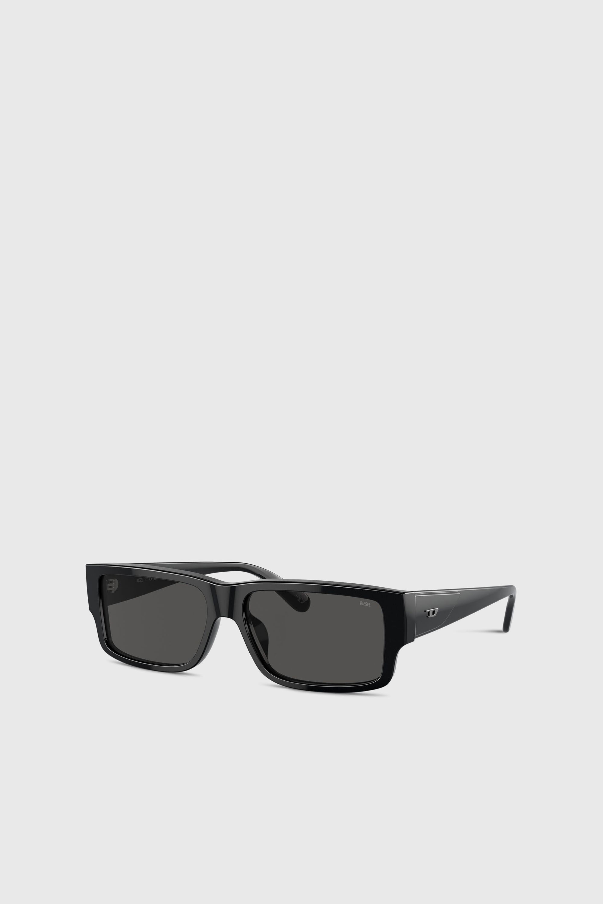 Diesel - 0DL2003 SIZE 57, Man's Rectangle sunglasses in Dark grey - 5