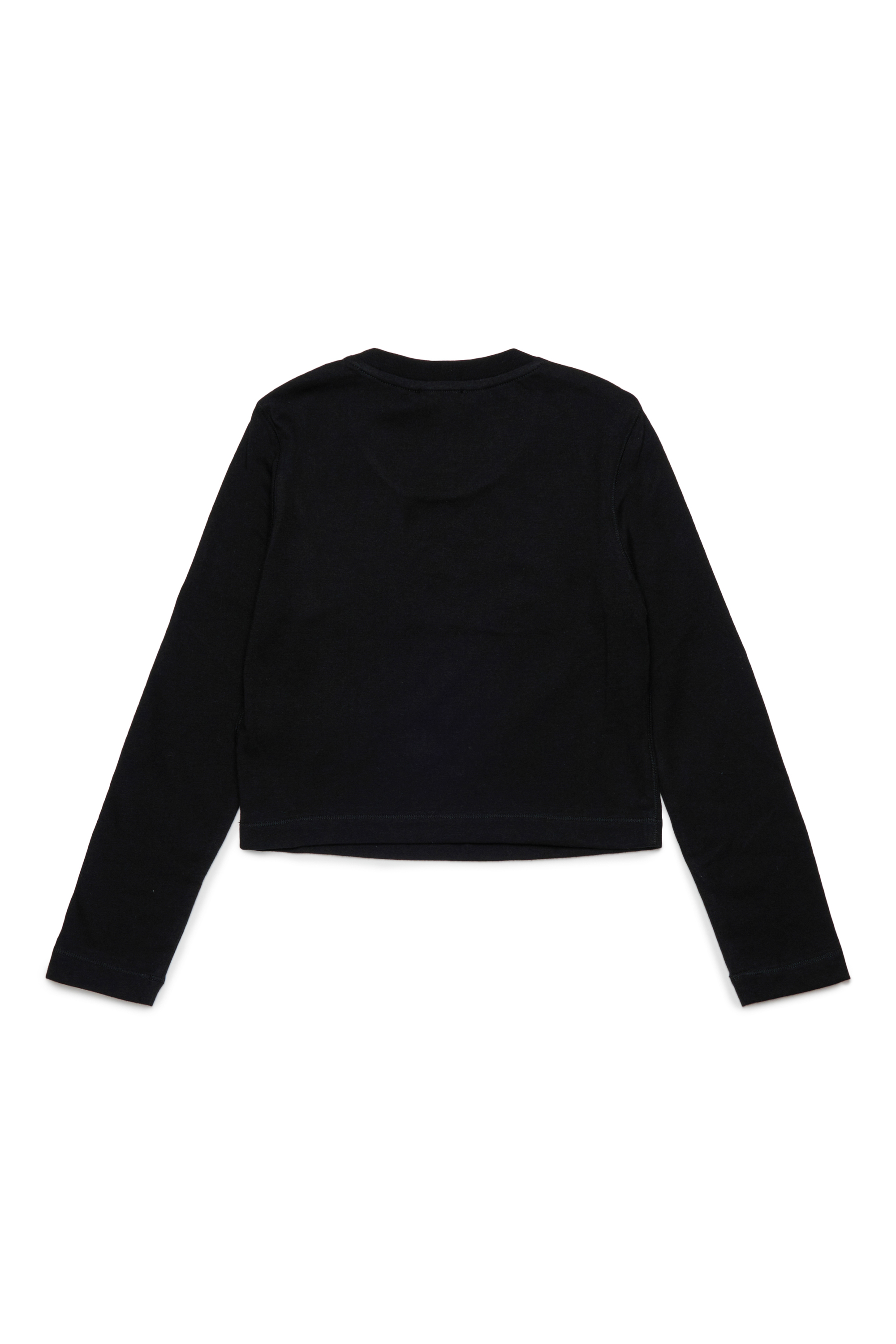 Diesel - TDOLSY, Woman's Long-sleeve cotton t-shirt in Black - 2