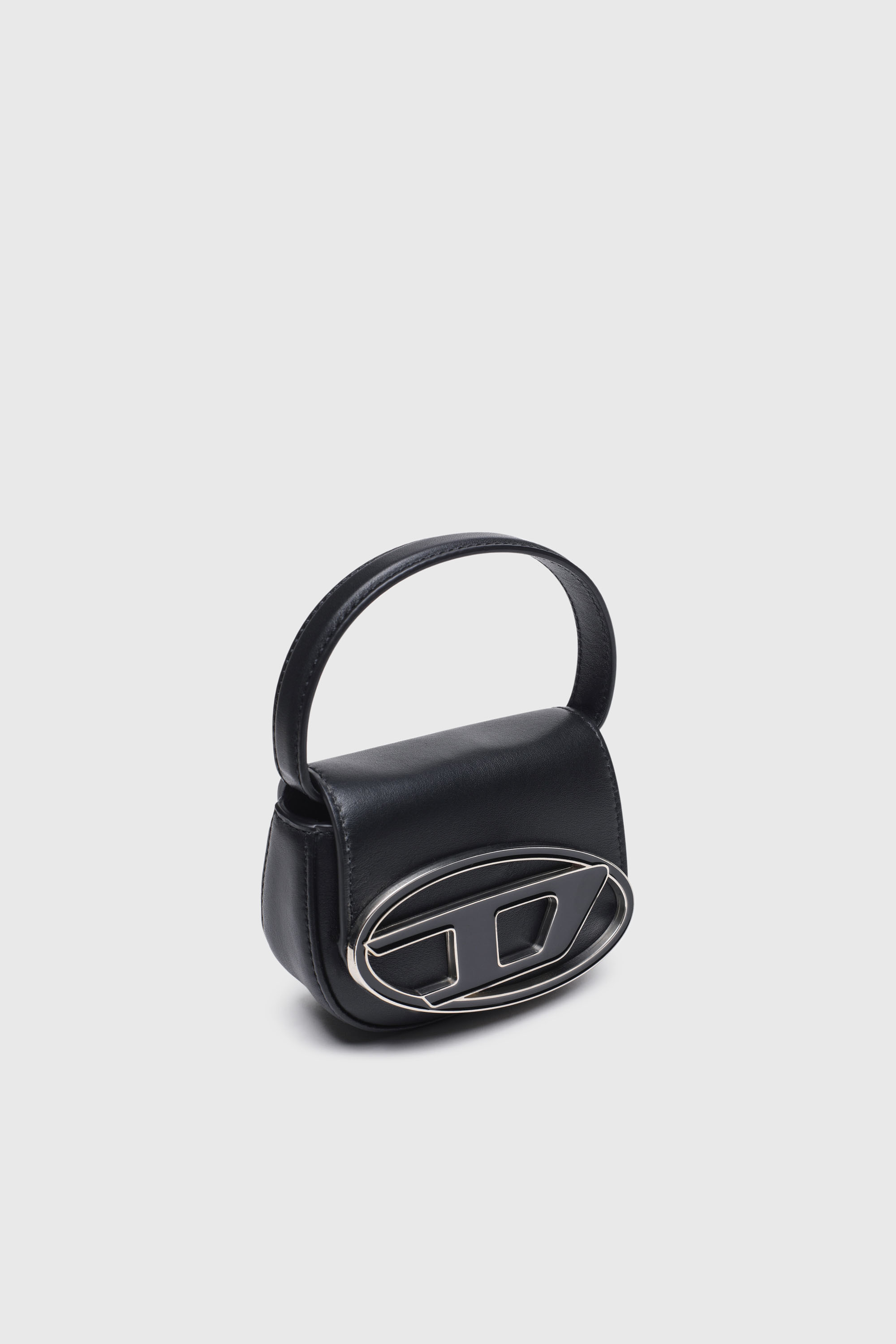 Diesel - 1DR XS, Woman's 1DR XS-Iconic mini bag with D logo plaque in Black - 6