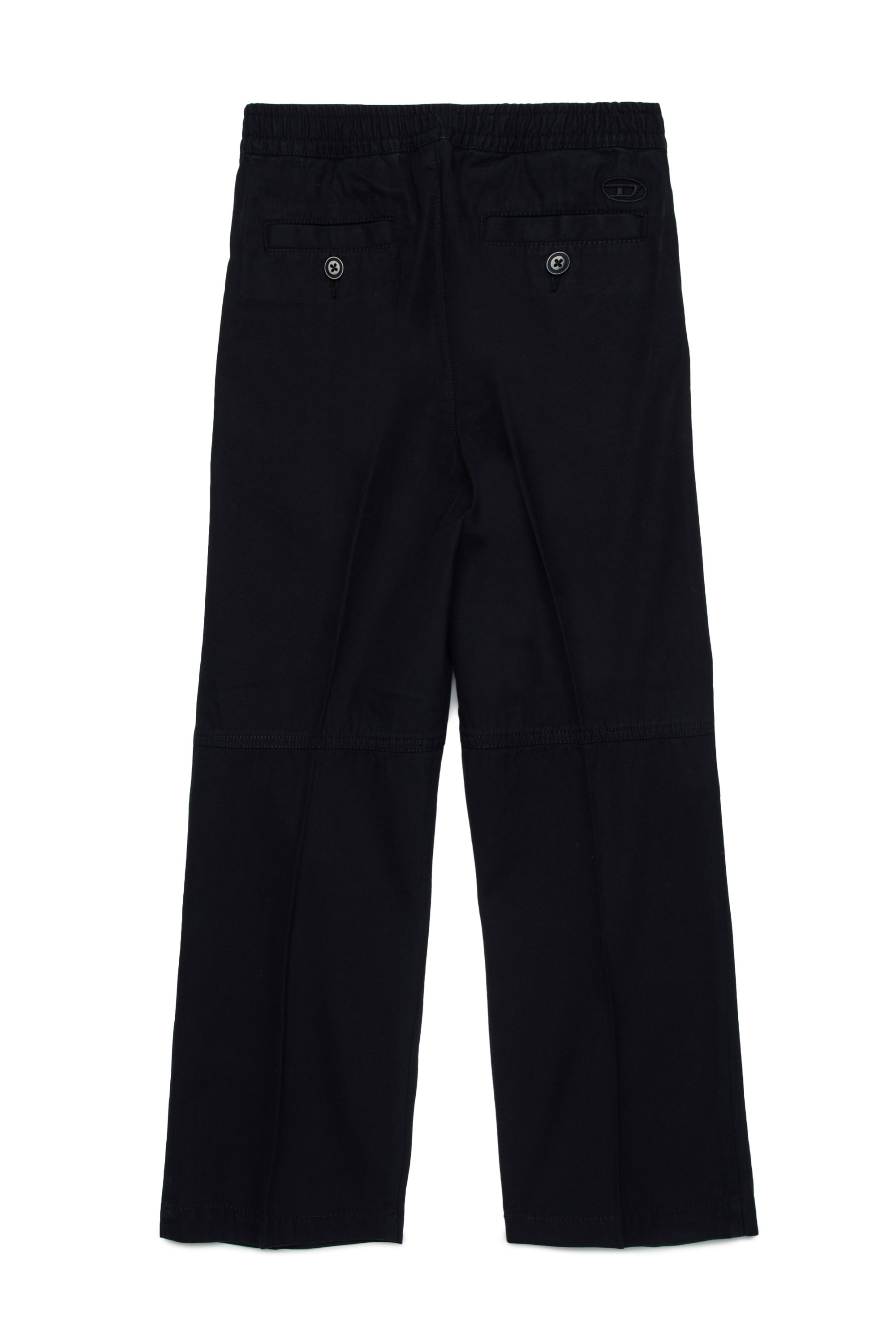 Diesel - PTINO, Man's Workwear trousers with Oval D in Black - 2