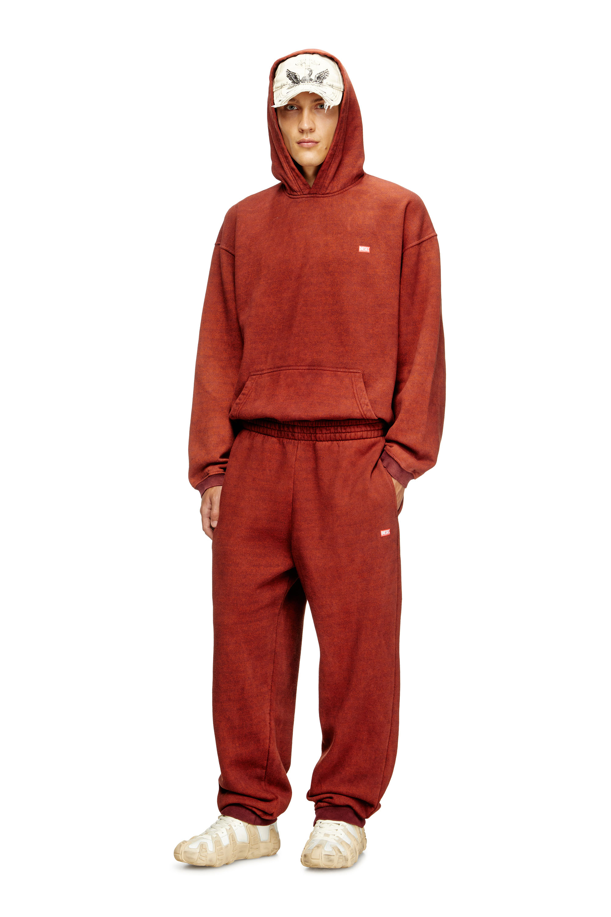 Diesel - P-MARKY-CUFF, Man's Drawstring pants with ribbed trim in null - 2