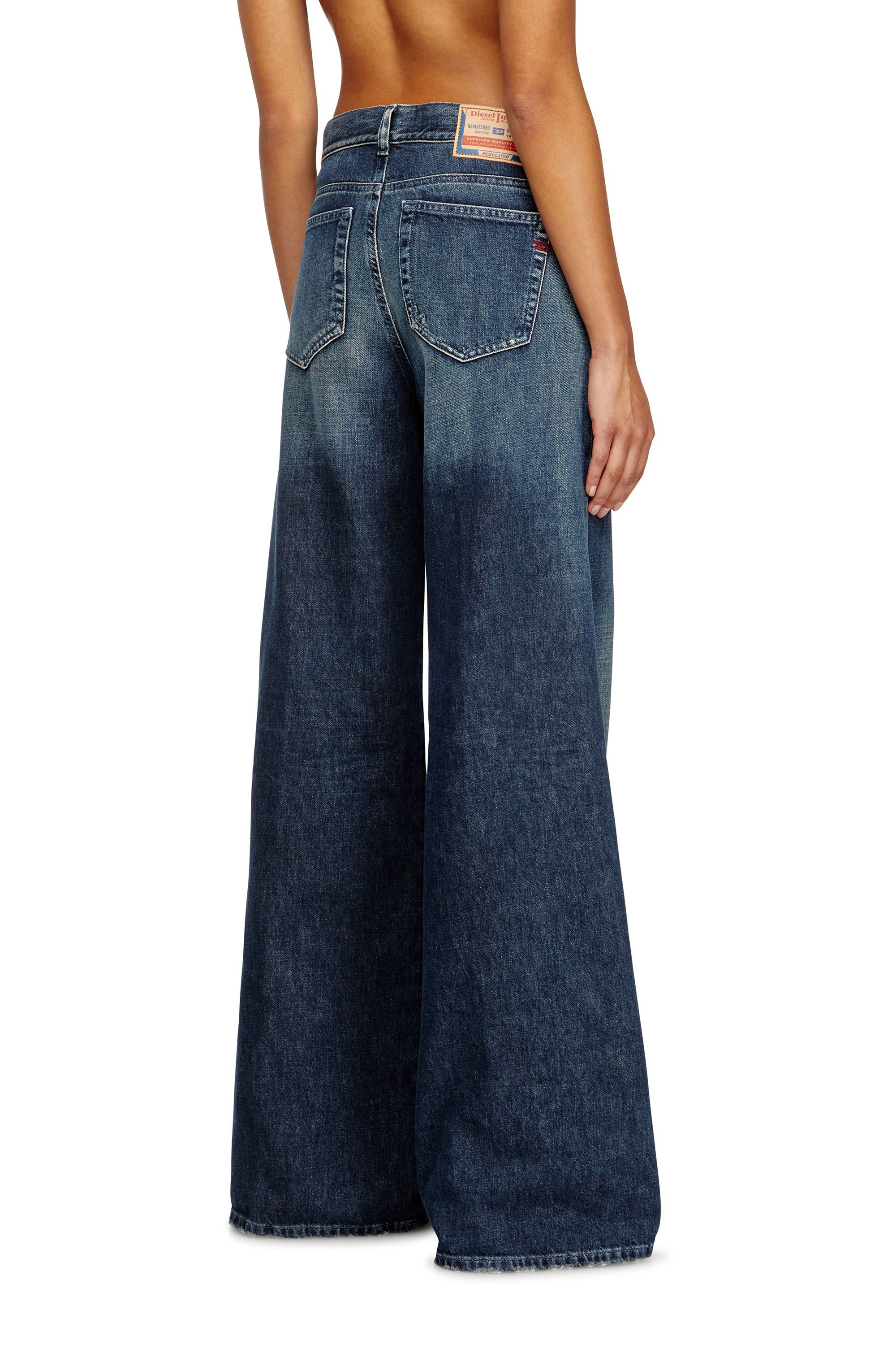 Diesel - Woman's Flare Jeans 1978 D-Akemi 09N70, Dark Blue - 4